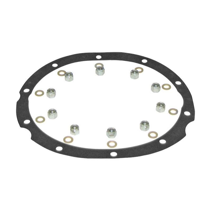 Currie Enterprises Nut - Nylon Insert - Gasket/Washers Included - Steel - Zinc Oxide - Ford 9 inch
