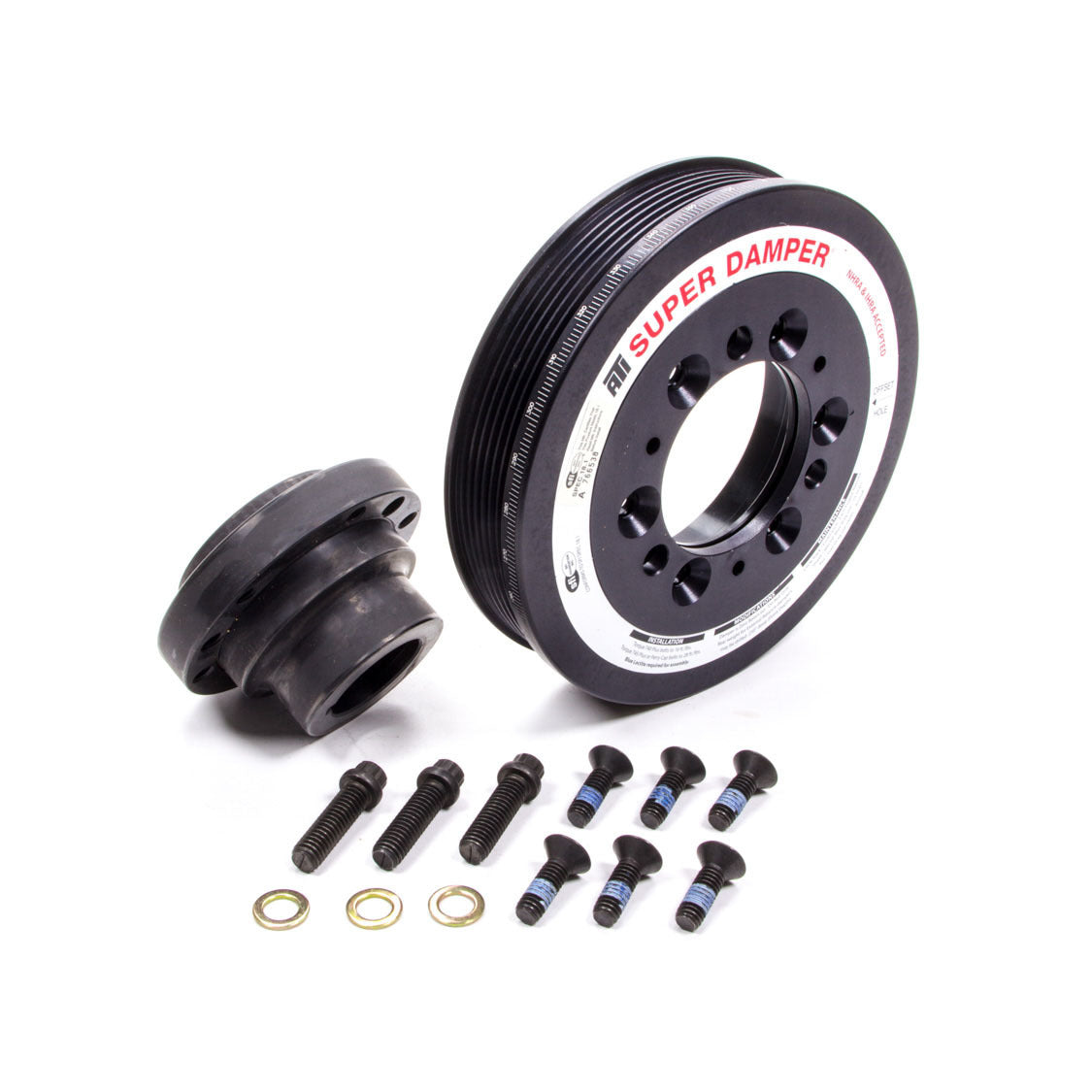 ATI Products Super Damper Harmonic Balancer 6.780" OD SFI-18.1 Aluminum/Steel - Black