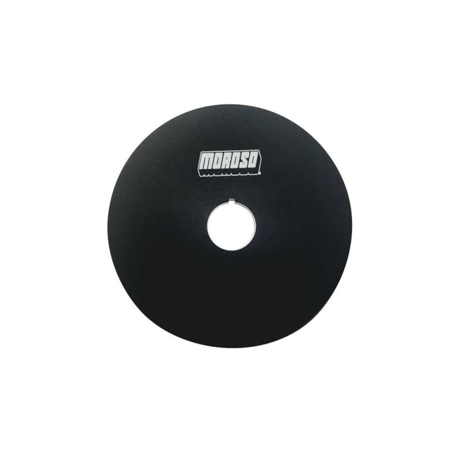 Moroso V-Belt Crankshaft Pulley - 1 Groove - 5.000" Diameter - Aluminum - Black Anodize - Moroso Vacuum Pumps /Pulleys
