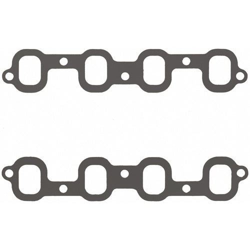 Fel-Pro Intake Manifold Gaskets - Composite - SB Chevy2 Mirror Port - Trim to Fit - 1.40" x 1.90" Port - .030" Thick