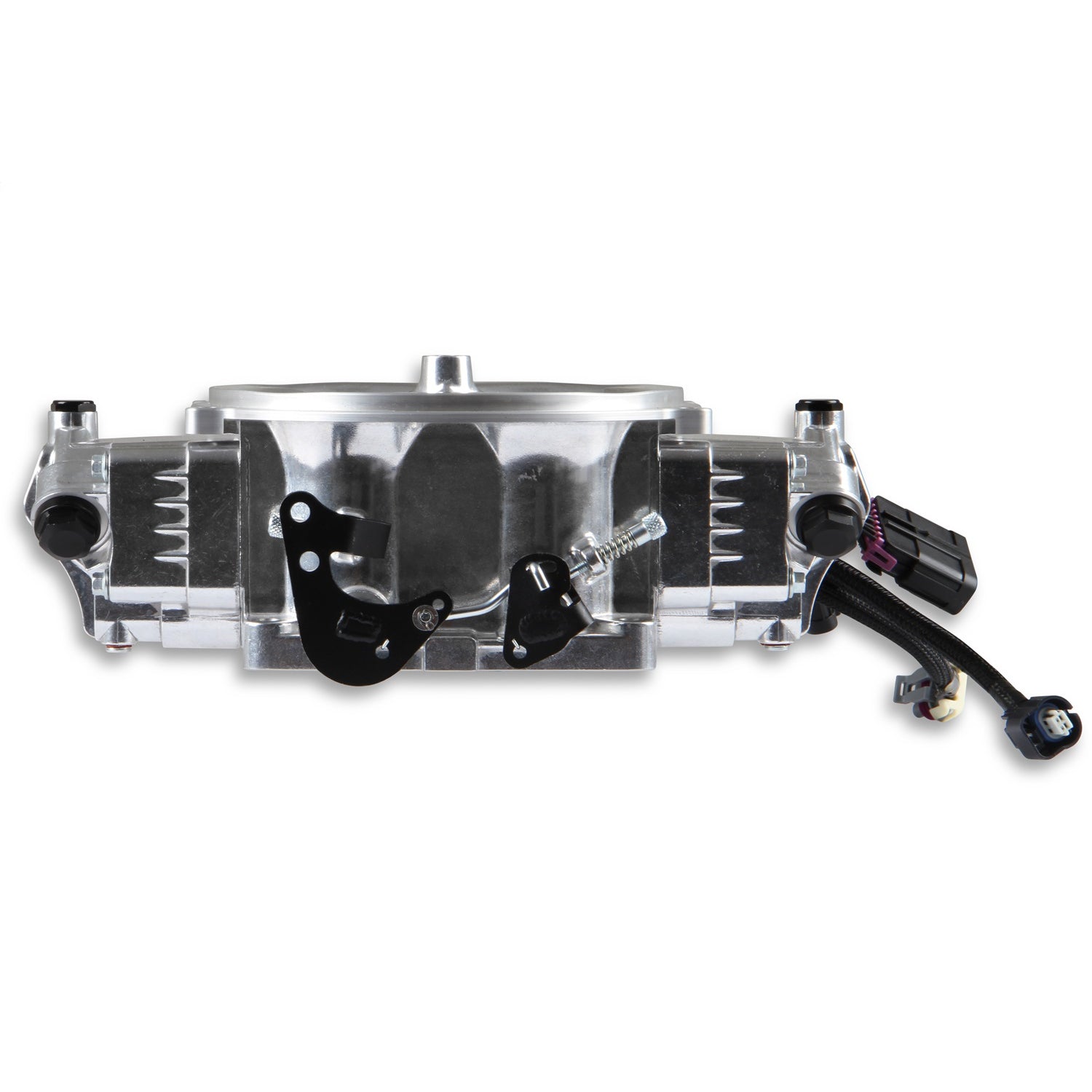 Holley EFI Terminator X Stealth Fuel Injection System - Multi Port - Power Module/Programmer/02 Sensor - Stainless - Polished
