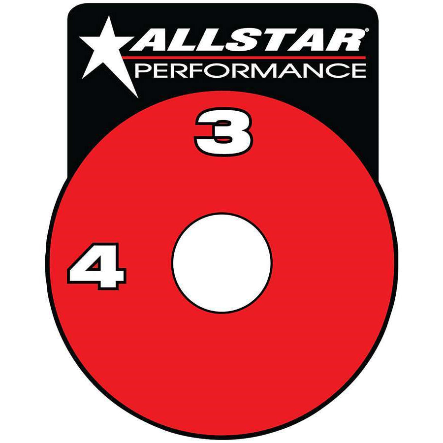Allstar Performance RF Brake Shut-Off Valve Decal