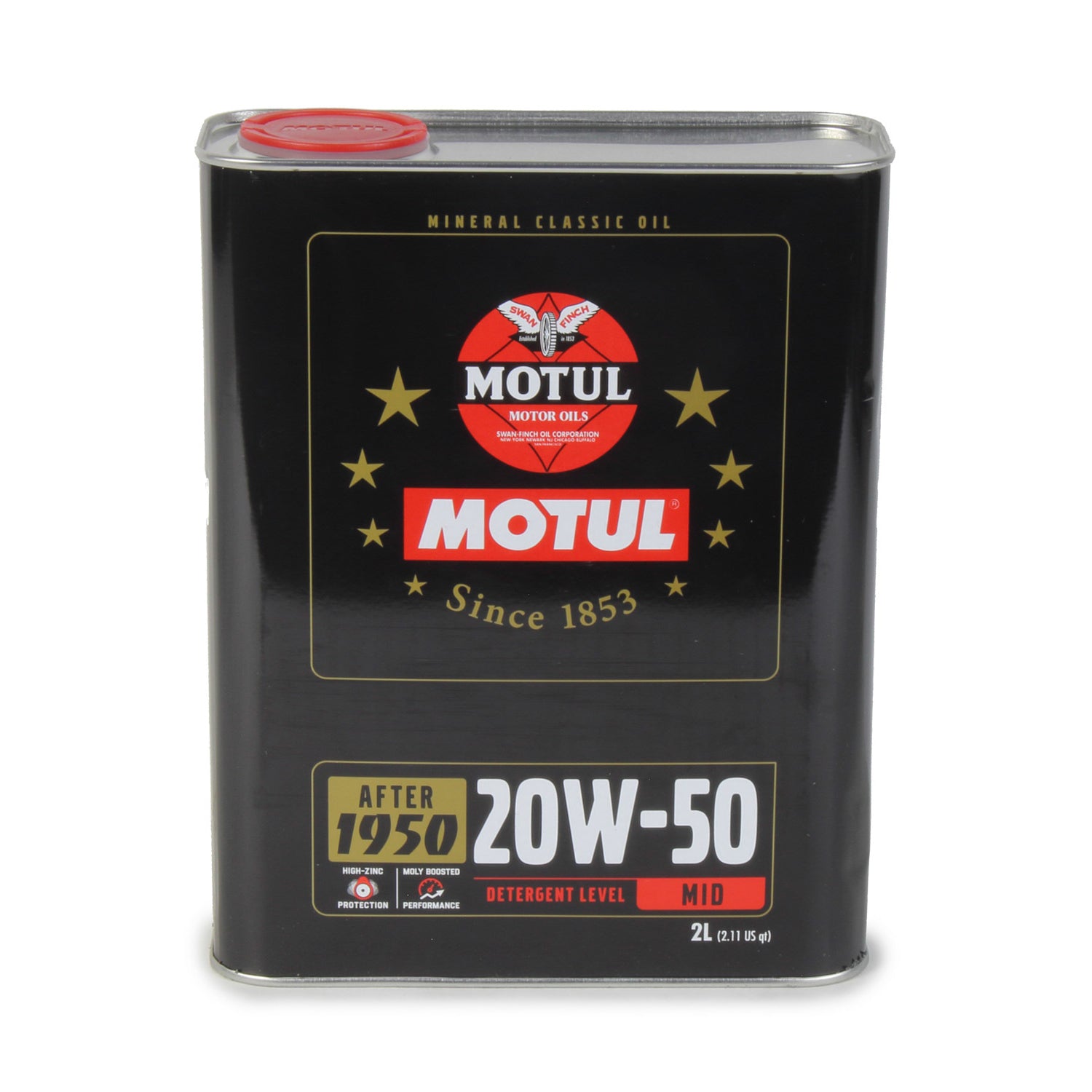 Motul Classic Performance 20W50 Motor Oil - 2 L Can