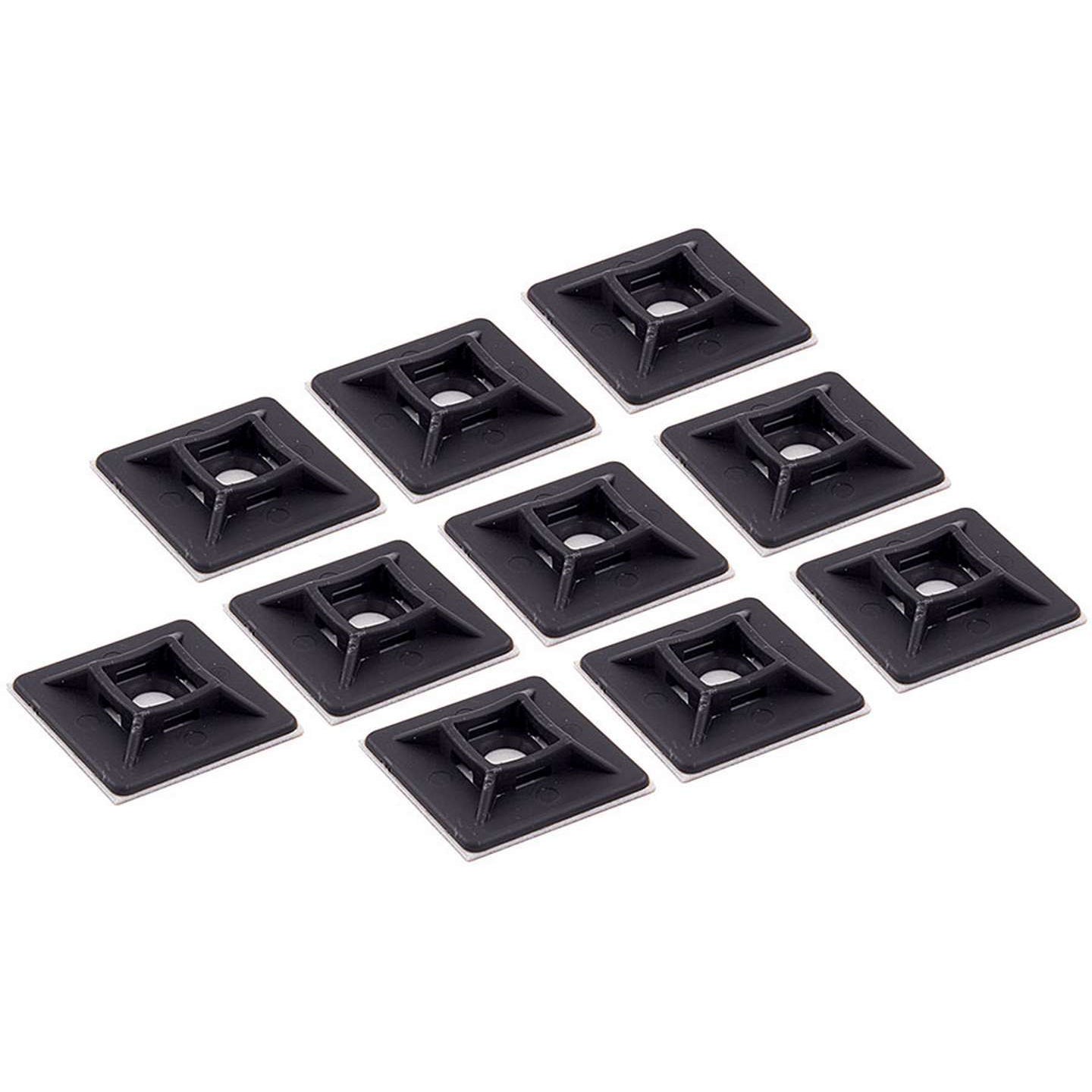 Allstar Performance Wire Tie Mounting Base - 1-1/8" x 1-1/8" (10 Pack)