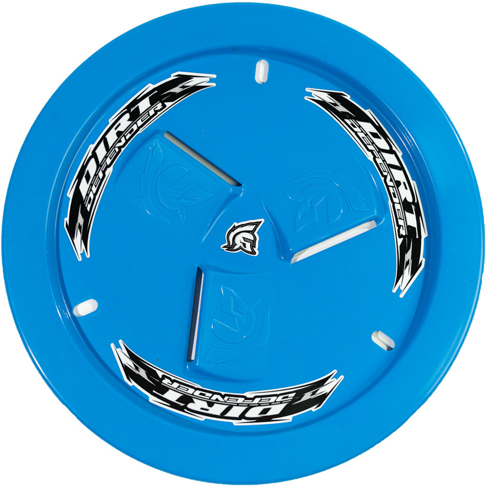 Dirt Defender Quick Release Fastener Mud Cover Vented Cover Only Plastic - Light Blue