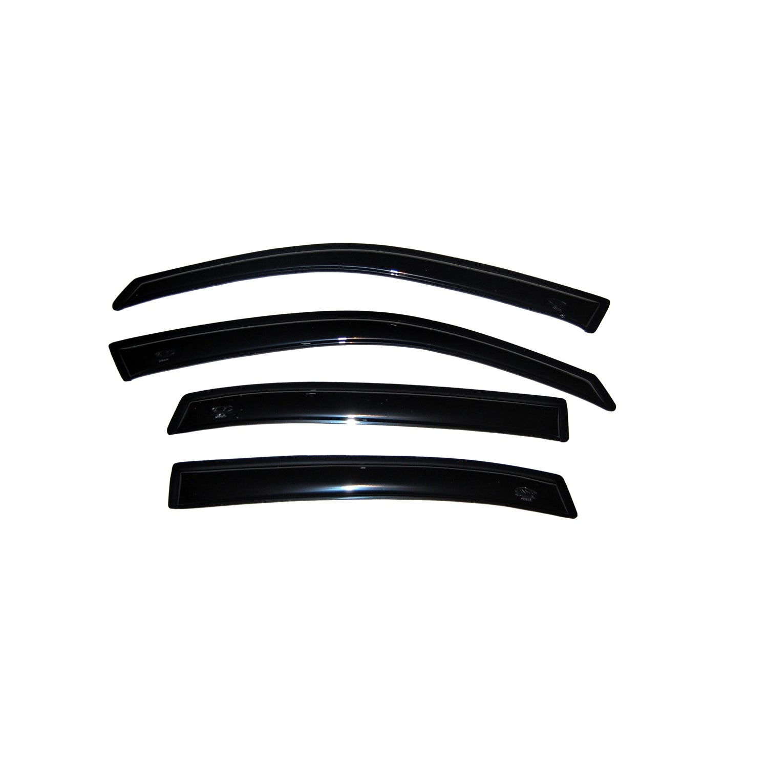 Lund Original Ventvisor Front / Rear Side Window Visor - Stick-On - Dark Smoke - Chevy Impala 2000-05