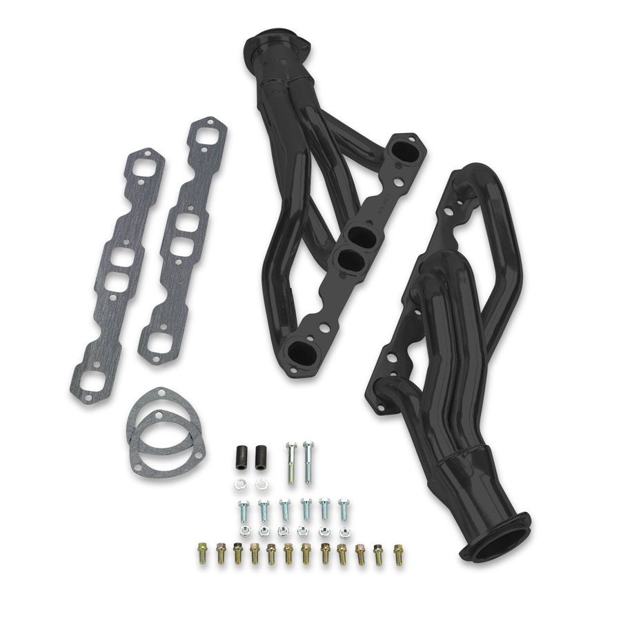 Hooker Competition Headers - 1.625 in Primary - 3 in Collector - Black Paint - Small Block Chevy - GM A-Body / B-Body / F-Body / X-Body 1964-94 - Pair