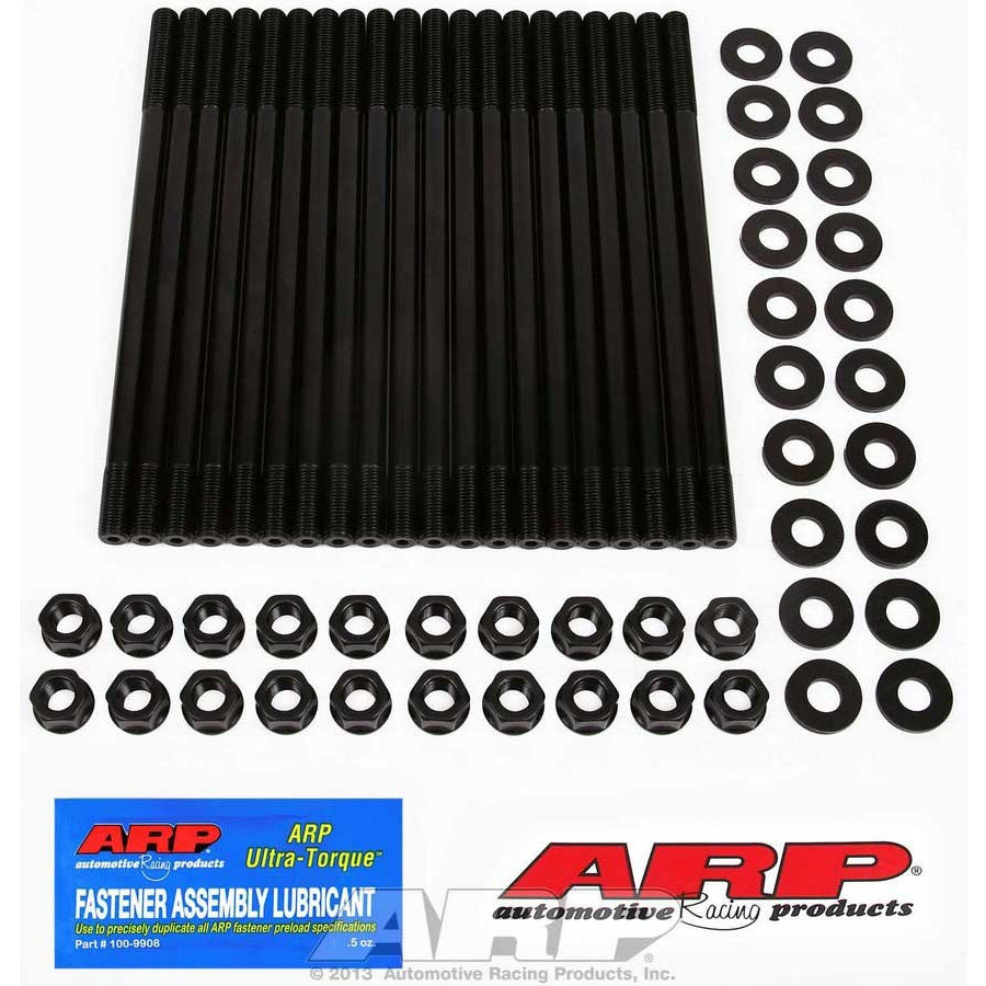ARP Cylinder Head Stud Kit - Hex Nuts - Chromoly - Black Oxide - Ford Modular
