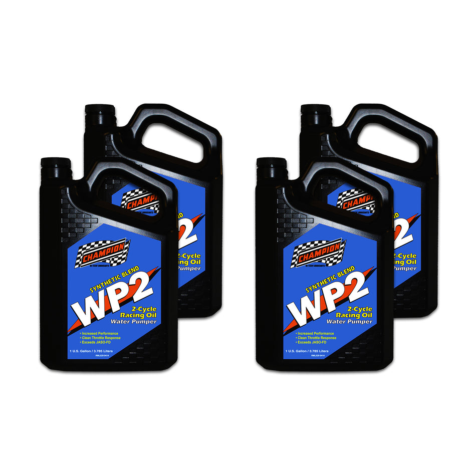 Champion WP 2 Two Stroke Oil - Synthetic - 1 Gal. Jug - (Set of 4)