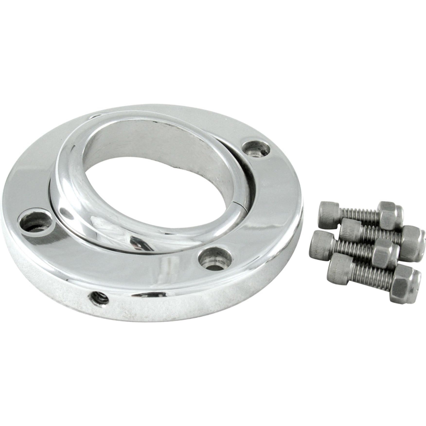 Borgeson Swivel Floor Mount for 2" Column Polished