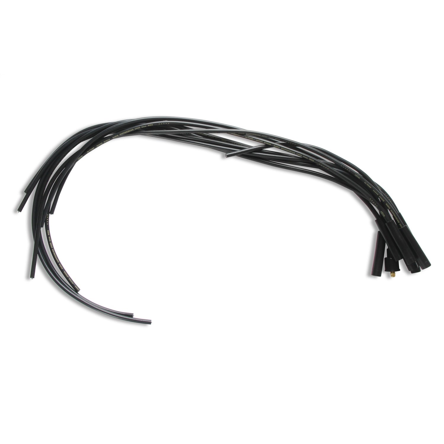 ACCEL Super Stock Spiral Core 8 mm Spark Plug Wire Set - Black
