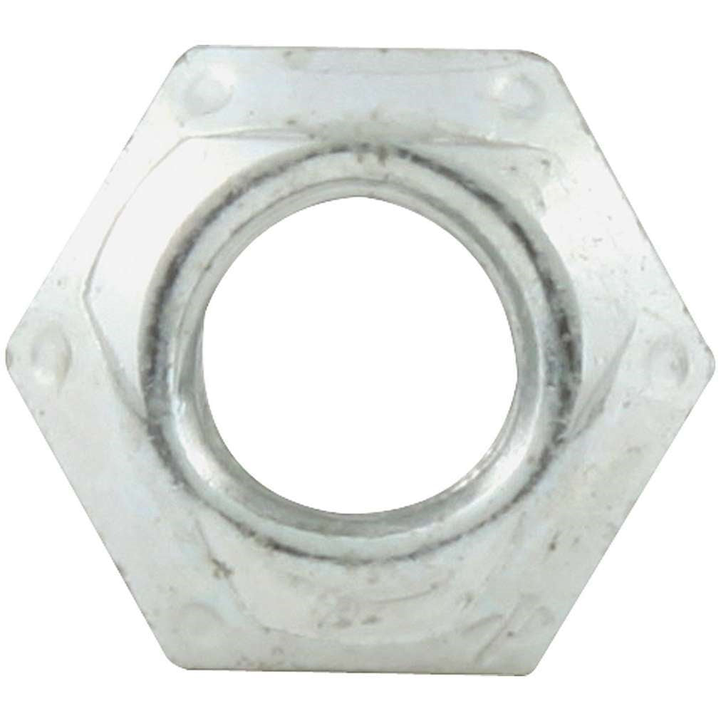 Allstar Performance Fine Thread Mechanical Lock Hex Nut, 1/4"-28 (10 Pack)