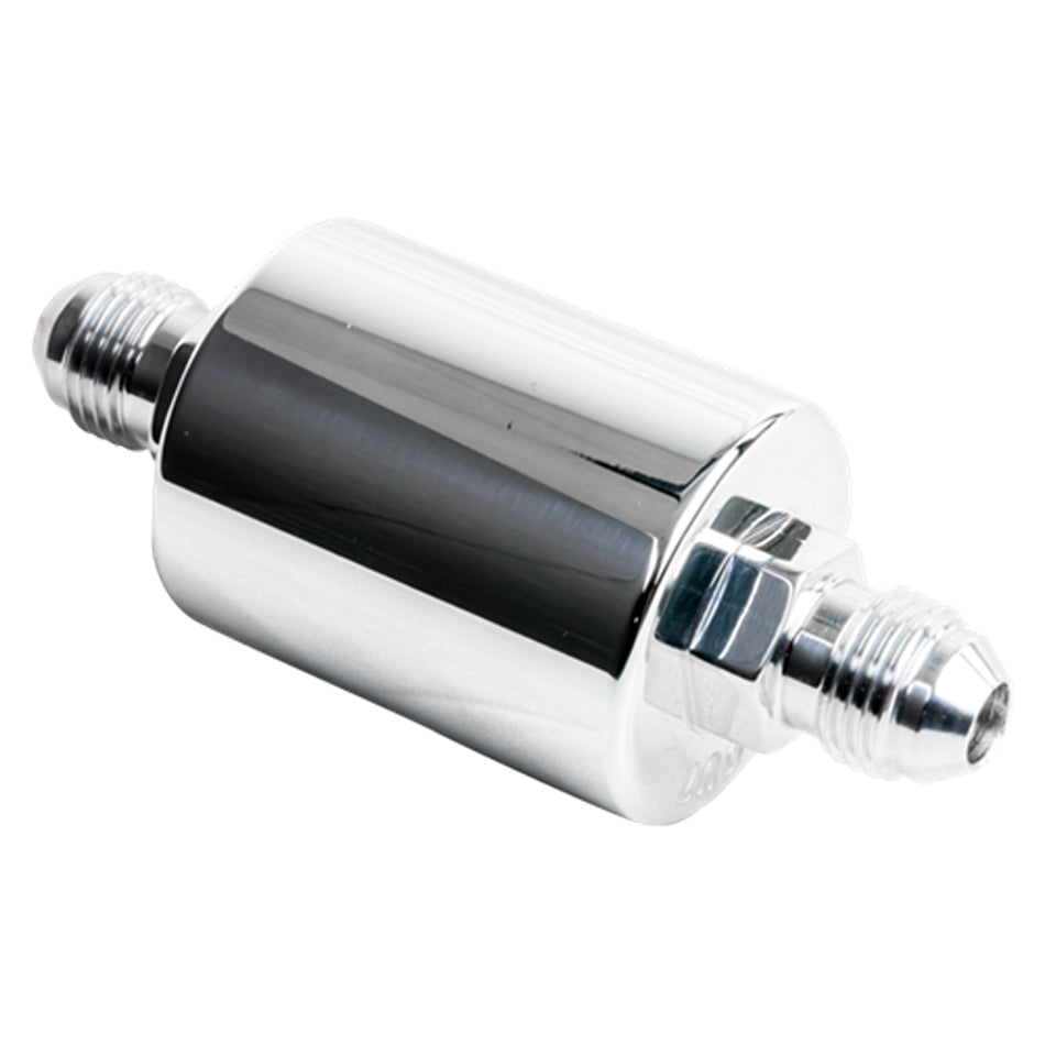 Billet Specialties In Line Fuel Filter -06 AN Ends Polished
