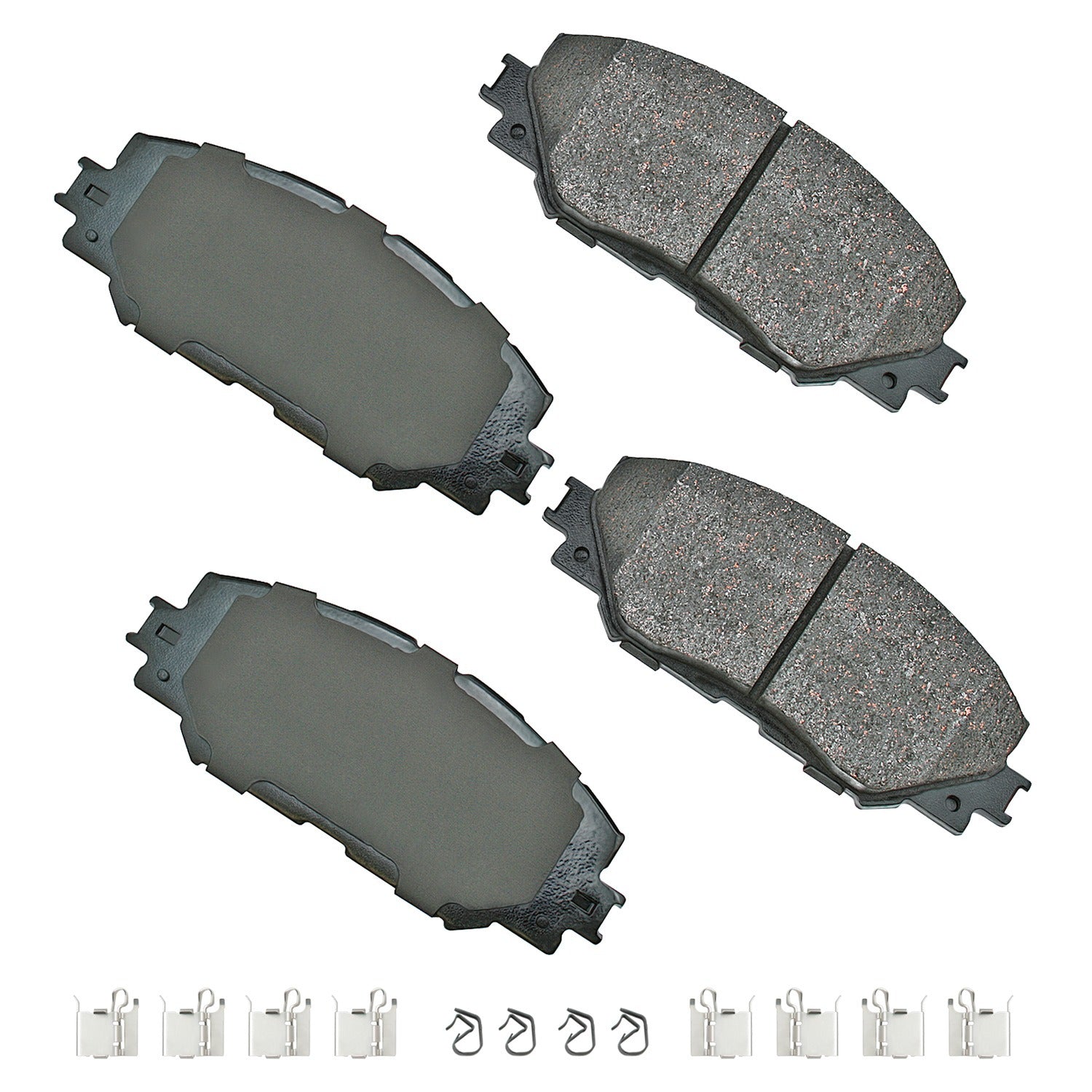 Akebono Brakes ProACT Front Brake Pads - Lexus/Toyota/Scion/Pontiac 2006-2019 (Set of 4)
