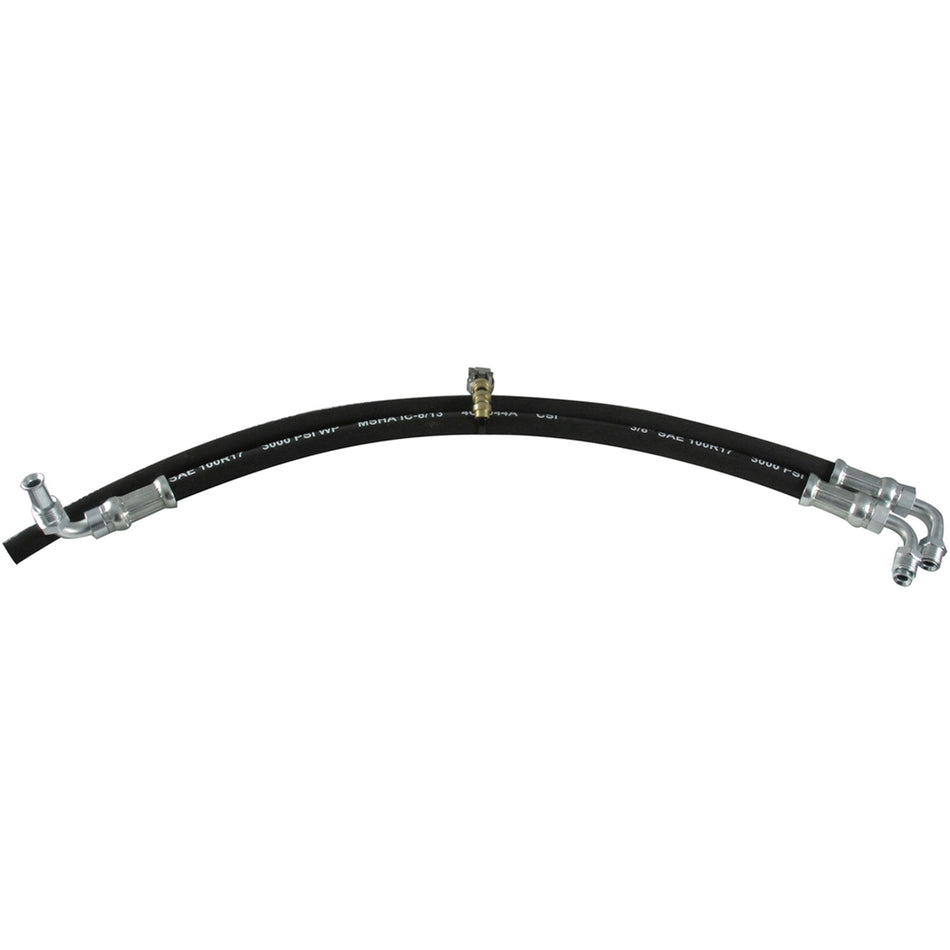 Borgeson Power Steering Hose Kit - Crimped Ends - GM Steering Box - GM Power Steering Pumps