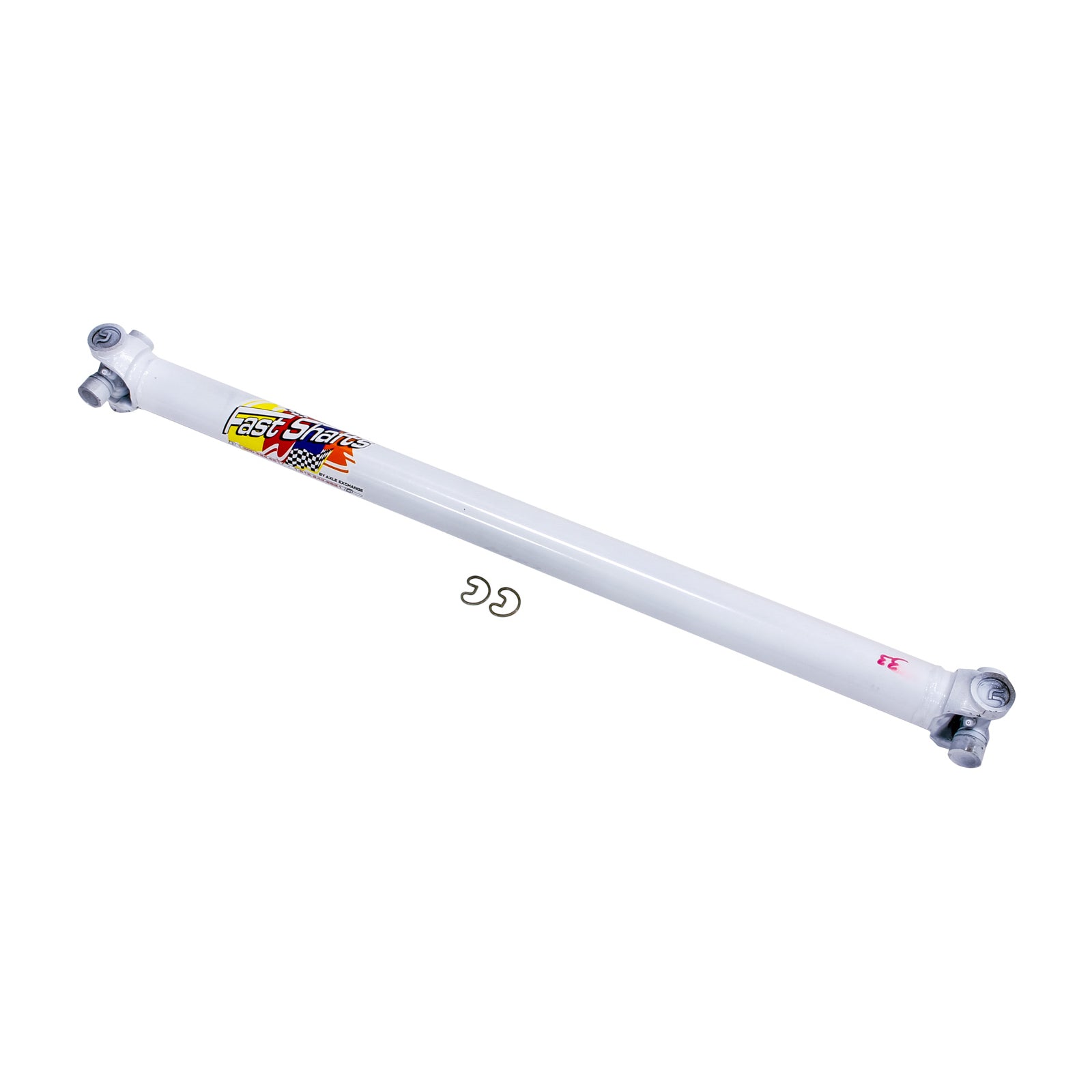 FastShafts Steel Driveshaft - White - 32" Length