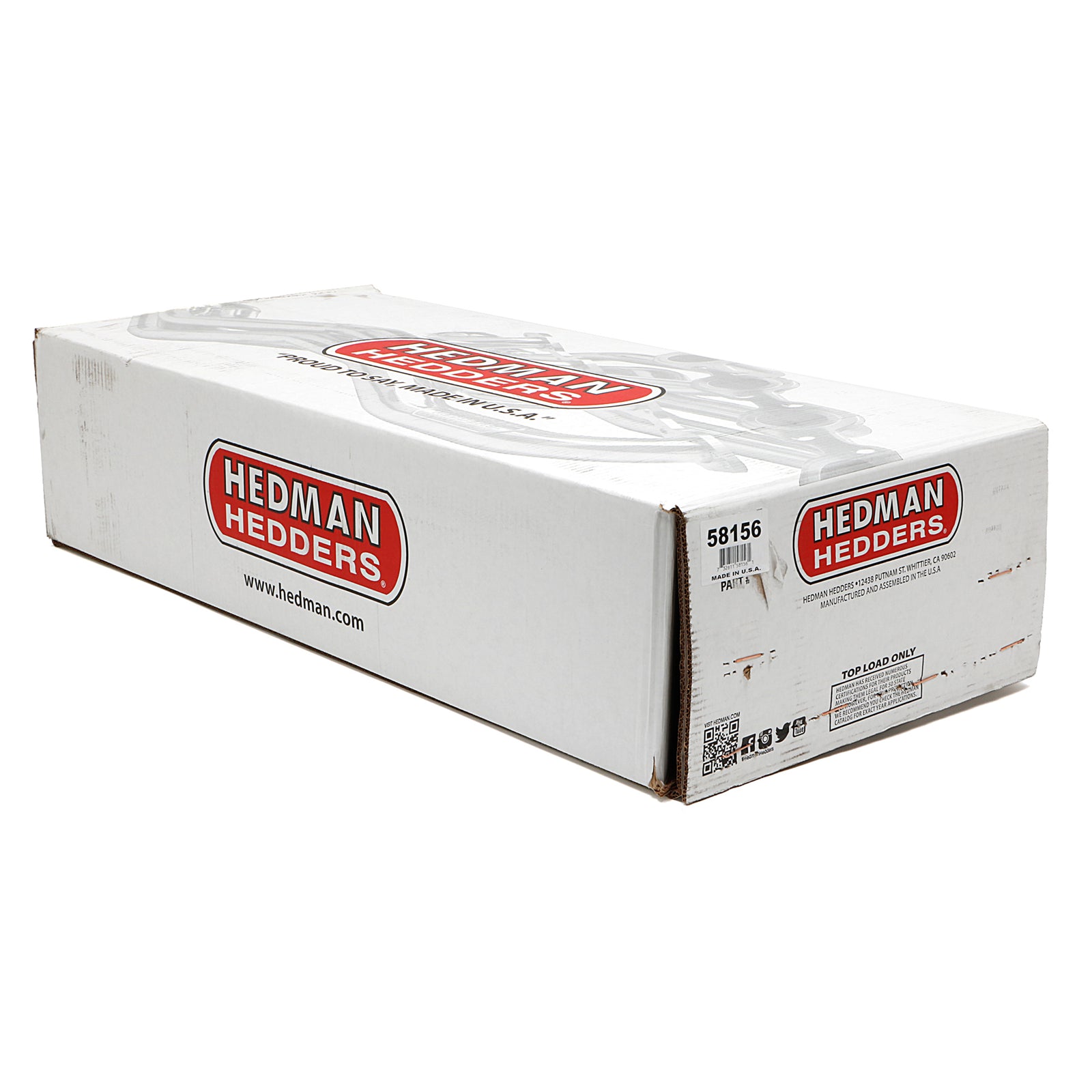 Hedman Street Long Headers - 1-3/4 in Primary - 3 in Collector - Silver Ceramic - GM G-Body 1968-76 (Pair)
