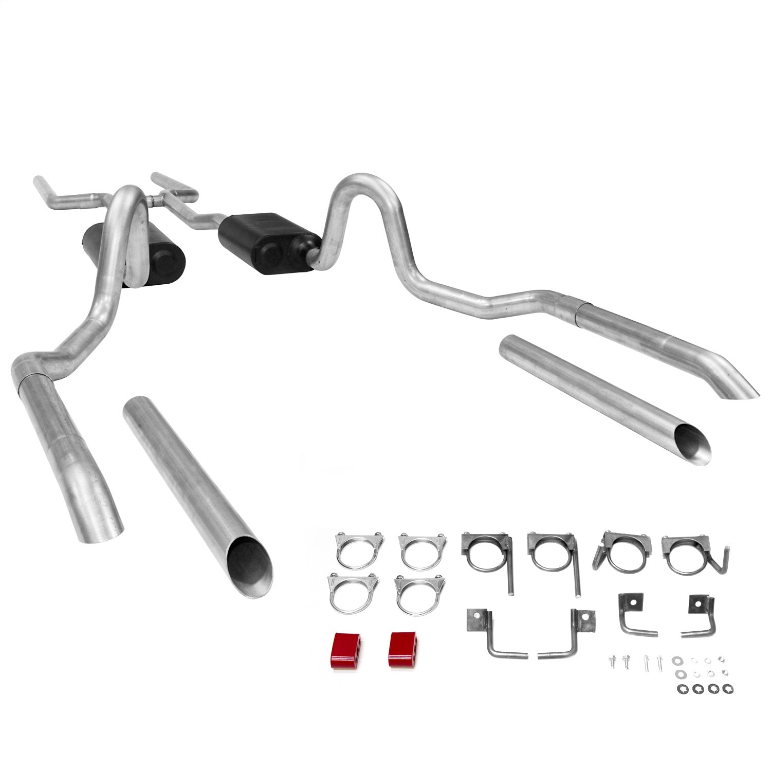 Flowmaster American Thunder Dual Exhaust System - 1964-72 GM A-Body V8