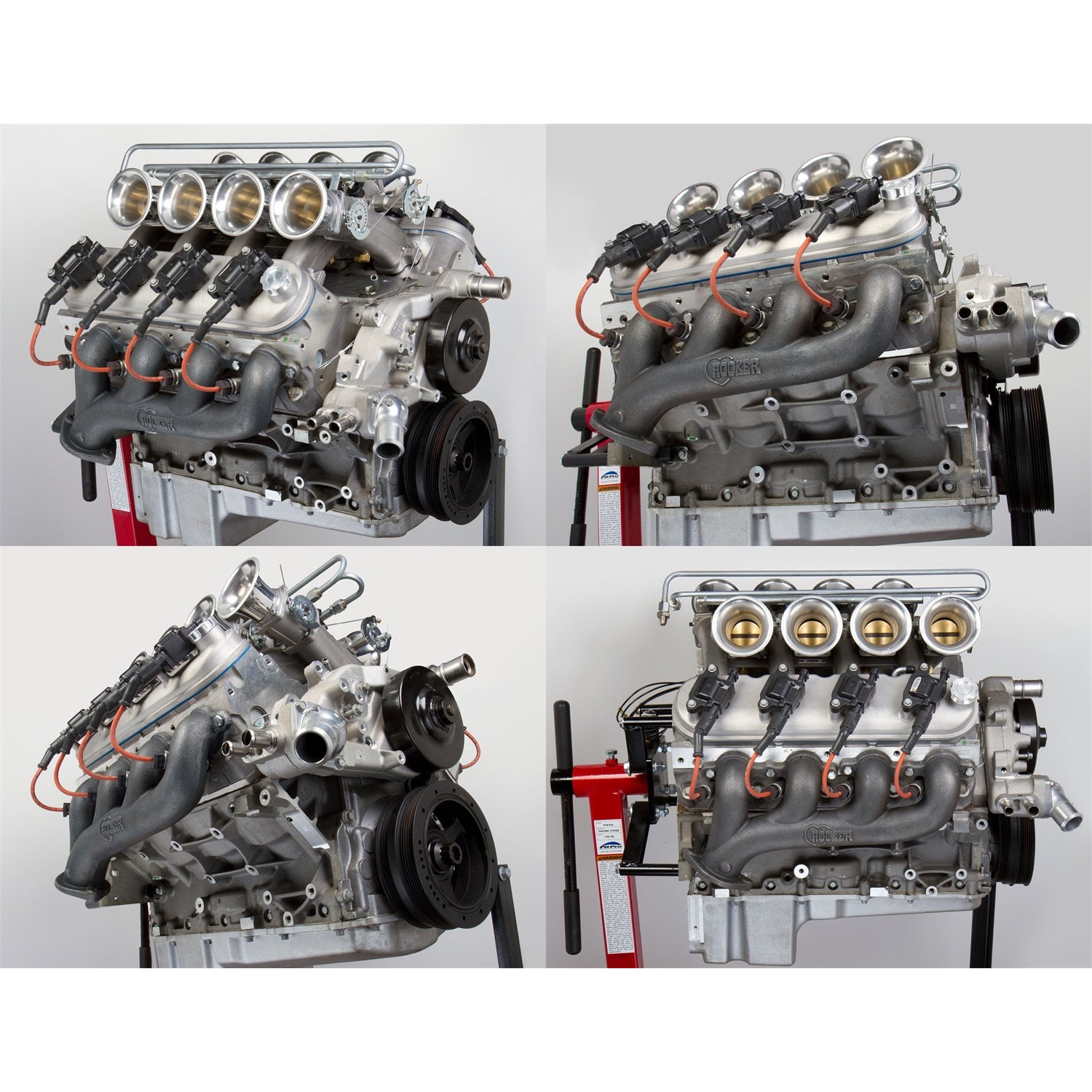 Hooker Exhaust Manifolds - GM LS (except LS7/LS9) - Black Ceramic Finish