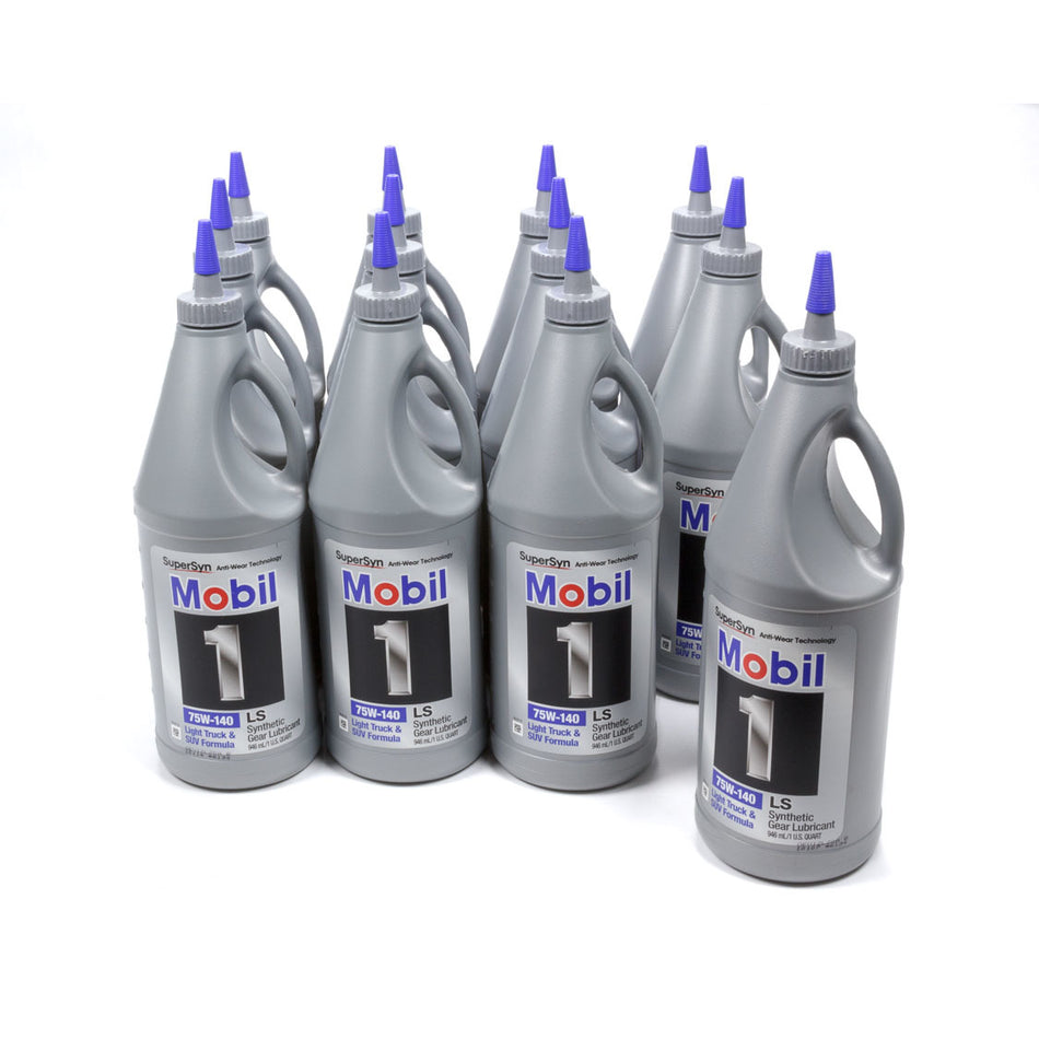 Mobil 1 75W-140 Synthetic Gear Lube LS - 1 Quart (Case of 12)