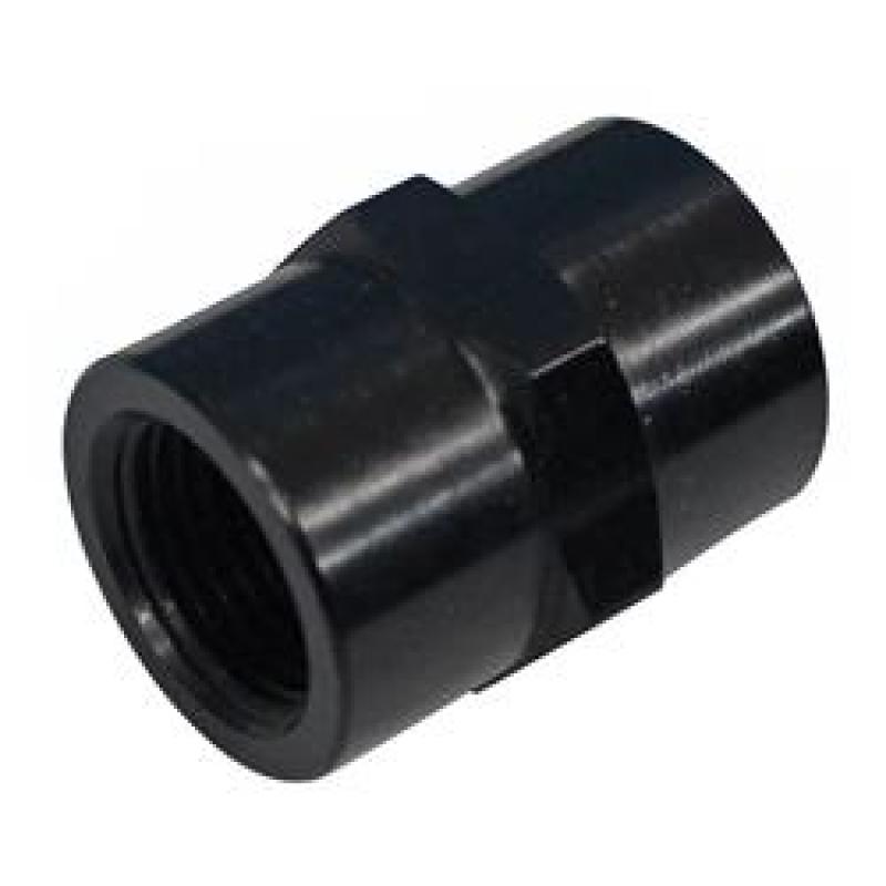 Fragola 1/8 FPT Coupler Adapter - Black