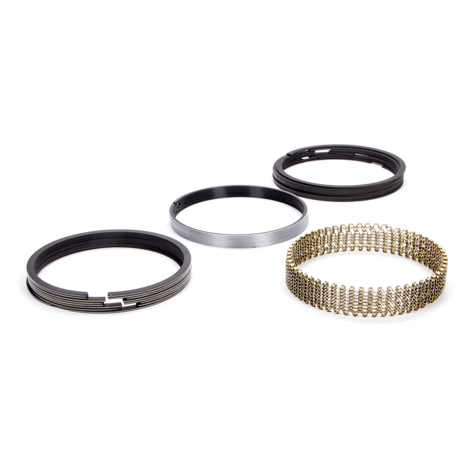 Hastings 4.000" Bore Piston Rings 1.5 x 1.5 x 4.0 mm Thick Standard Tension Moly - 8 Cylinder