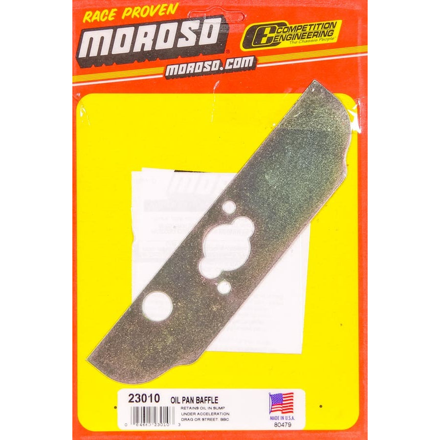 Moroso BB Chevy Oil Pan Main Cap Baffle - BB Chevy