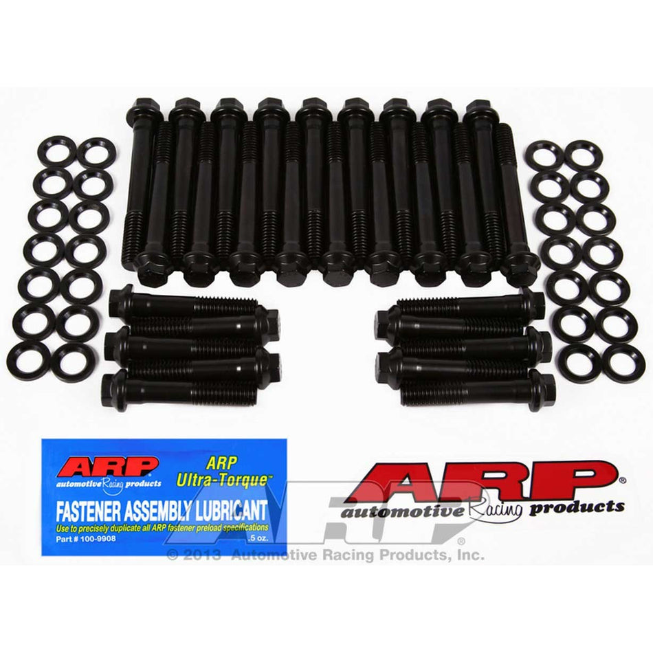 ARP High Performance Series Cylinder Head Bolt Kit - 1/2 in Bolt - Hex Head - Chromoly - Black Oxide - AMC V8