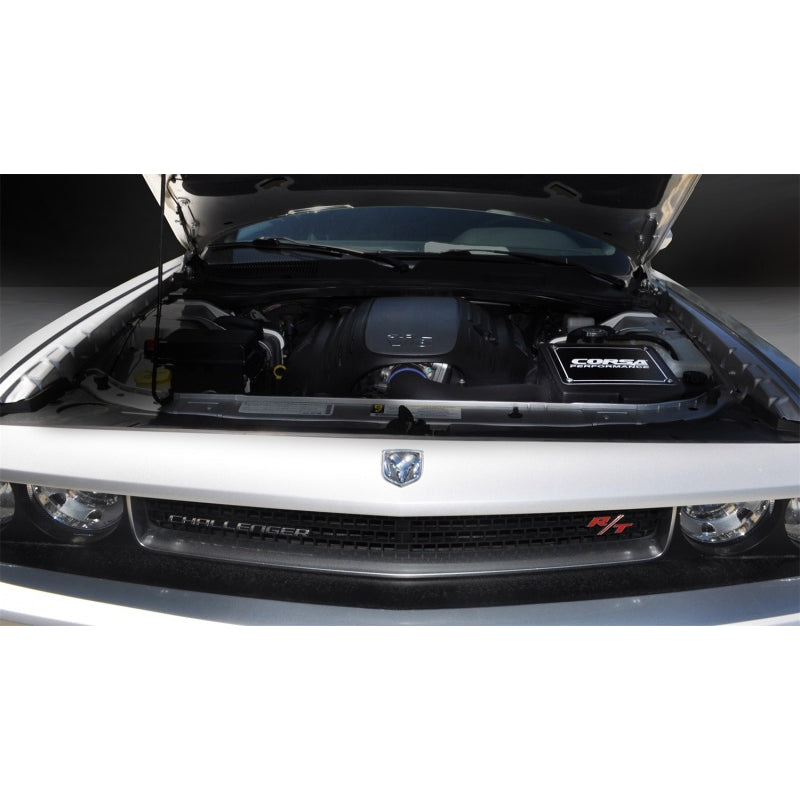 Corsa Pro5 Closed Box Air Intake - Reusable Oiled Filter - Black - 6.0 L - GM V8 - Chevy Corvette 2005-07