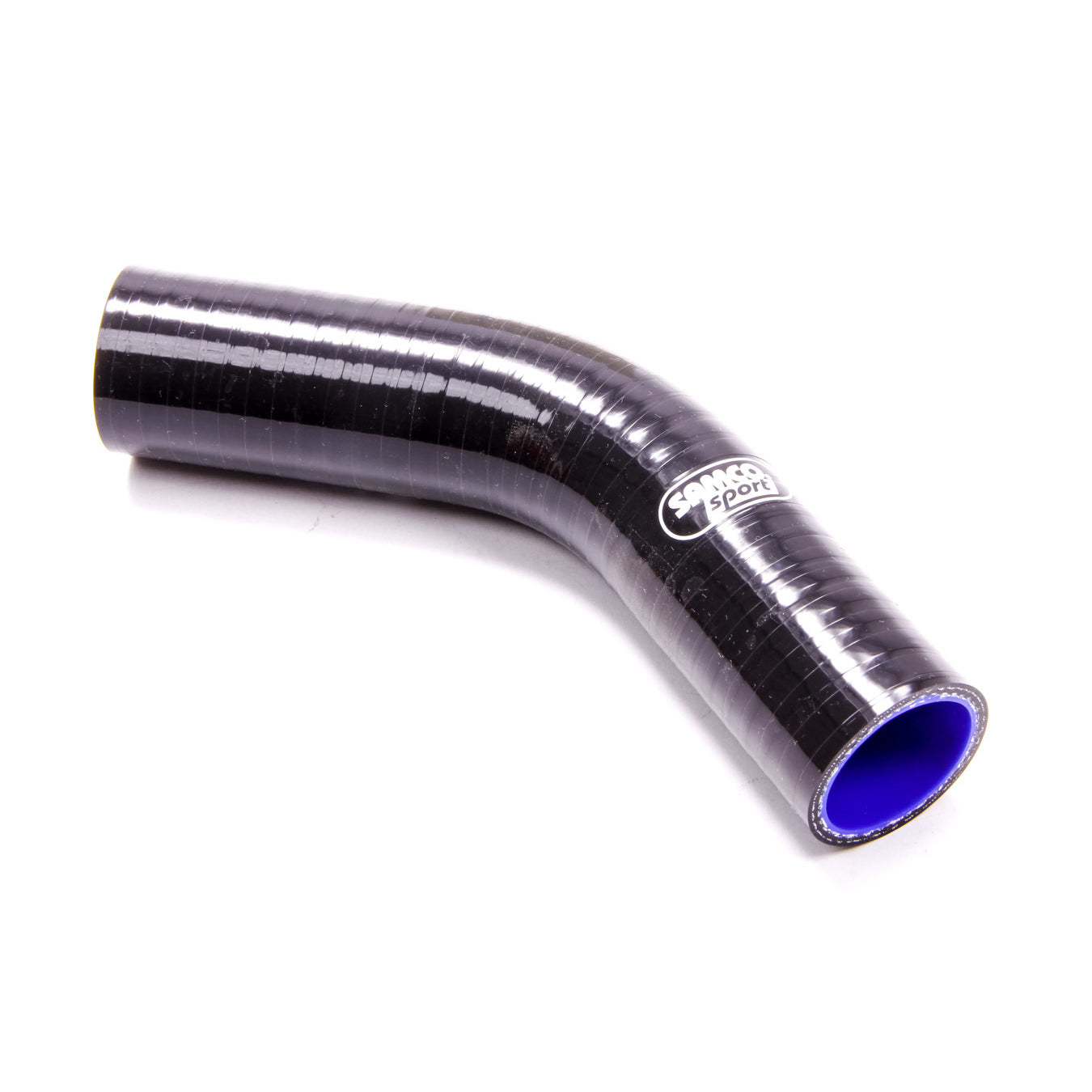 Samco Sport Silicone 45 Degree Elbow - 1-1/4" ID - 4.0 mm Thick Wall - Black