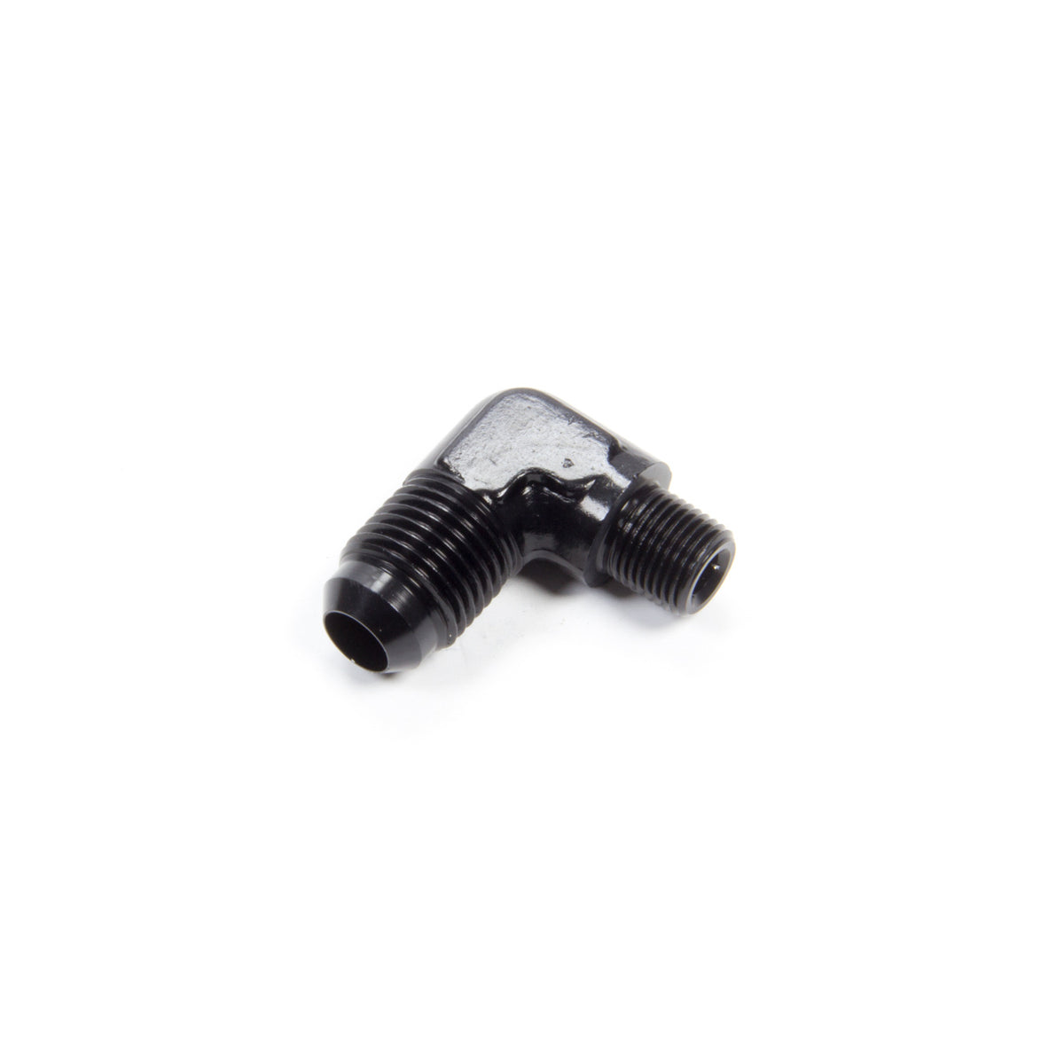 Aeroquip Black Aluminum 90 -06 AN to 1/8" NPT Adapter