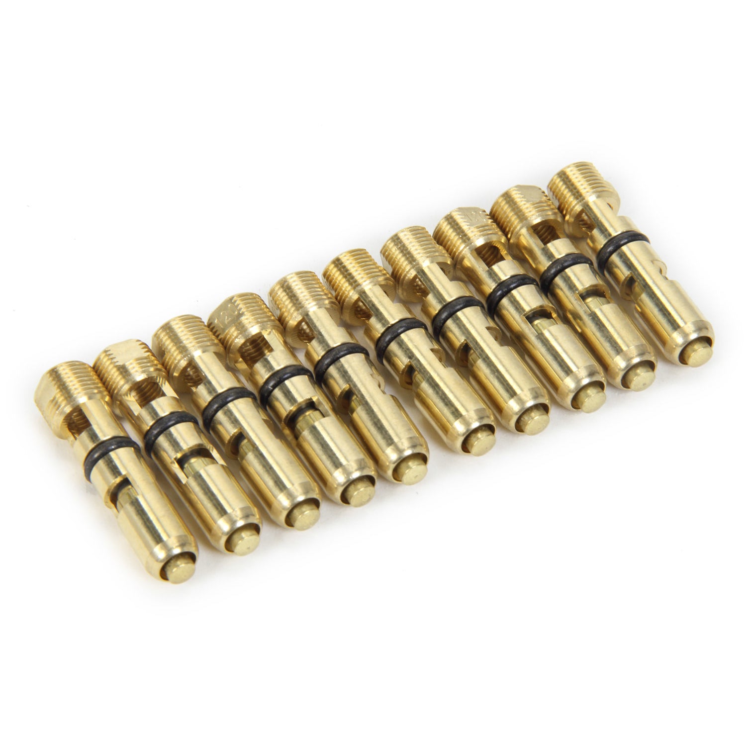 AED Adjustable Needle and Seat - 0.125 Orifice - Viton - Holley/Quick Fuel Carburetors (Set of 10)