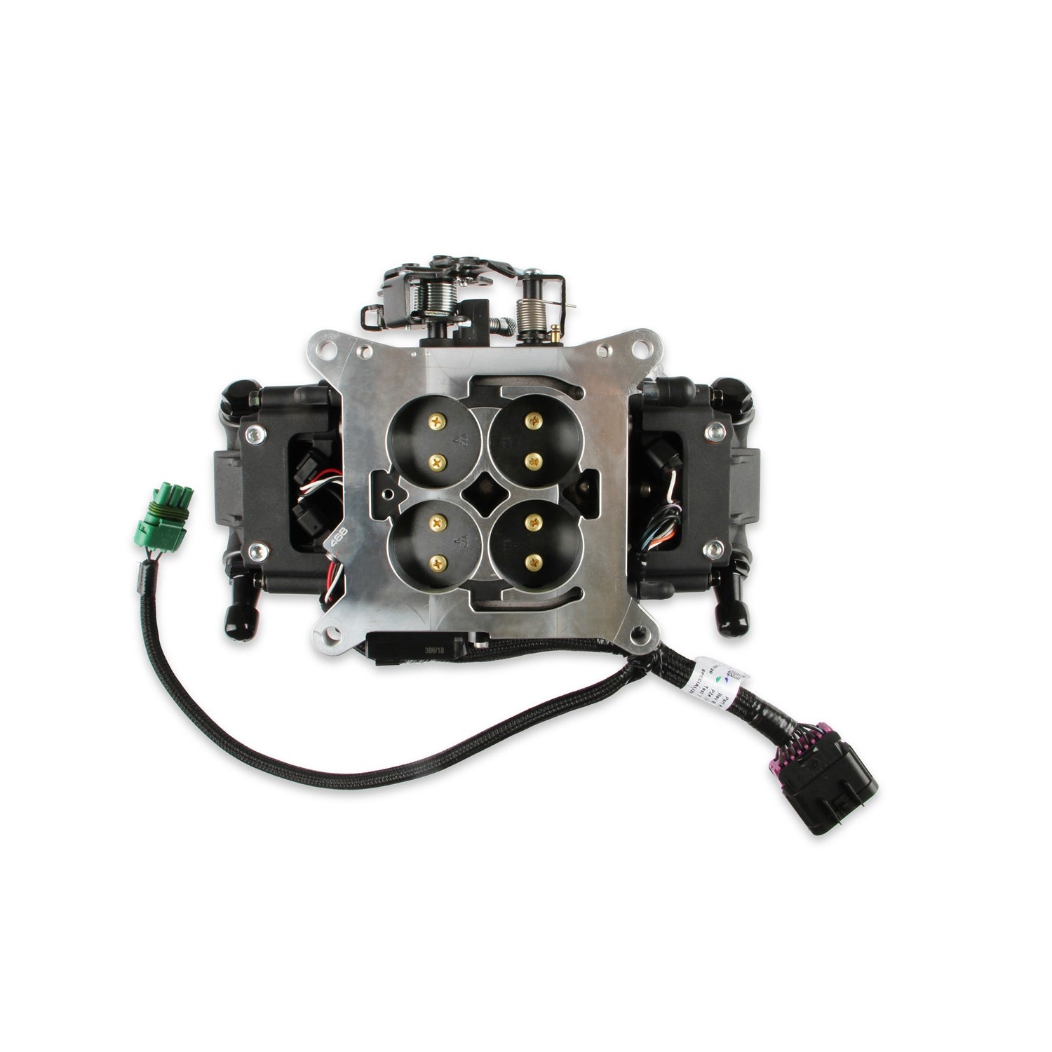 Holley EFI Terminator X Stealth Throttle Body Fuel Injection - Square Bore - Black - GM LS-Series