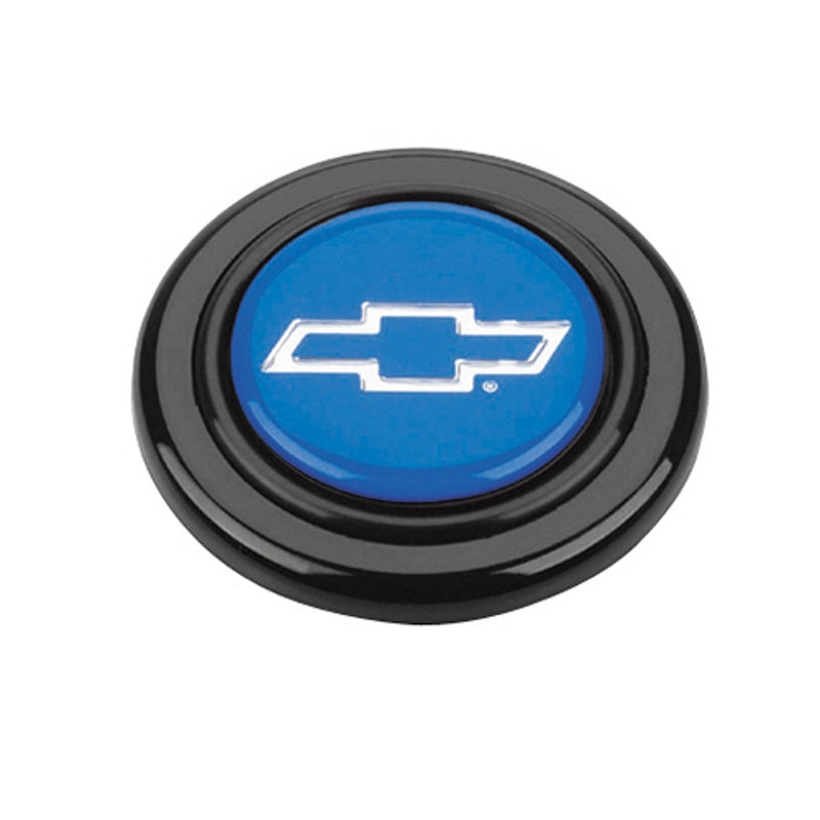 Grant Cheverolet Blue Silver Horn Button