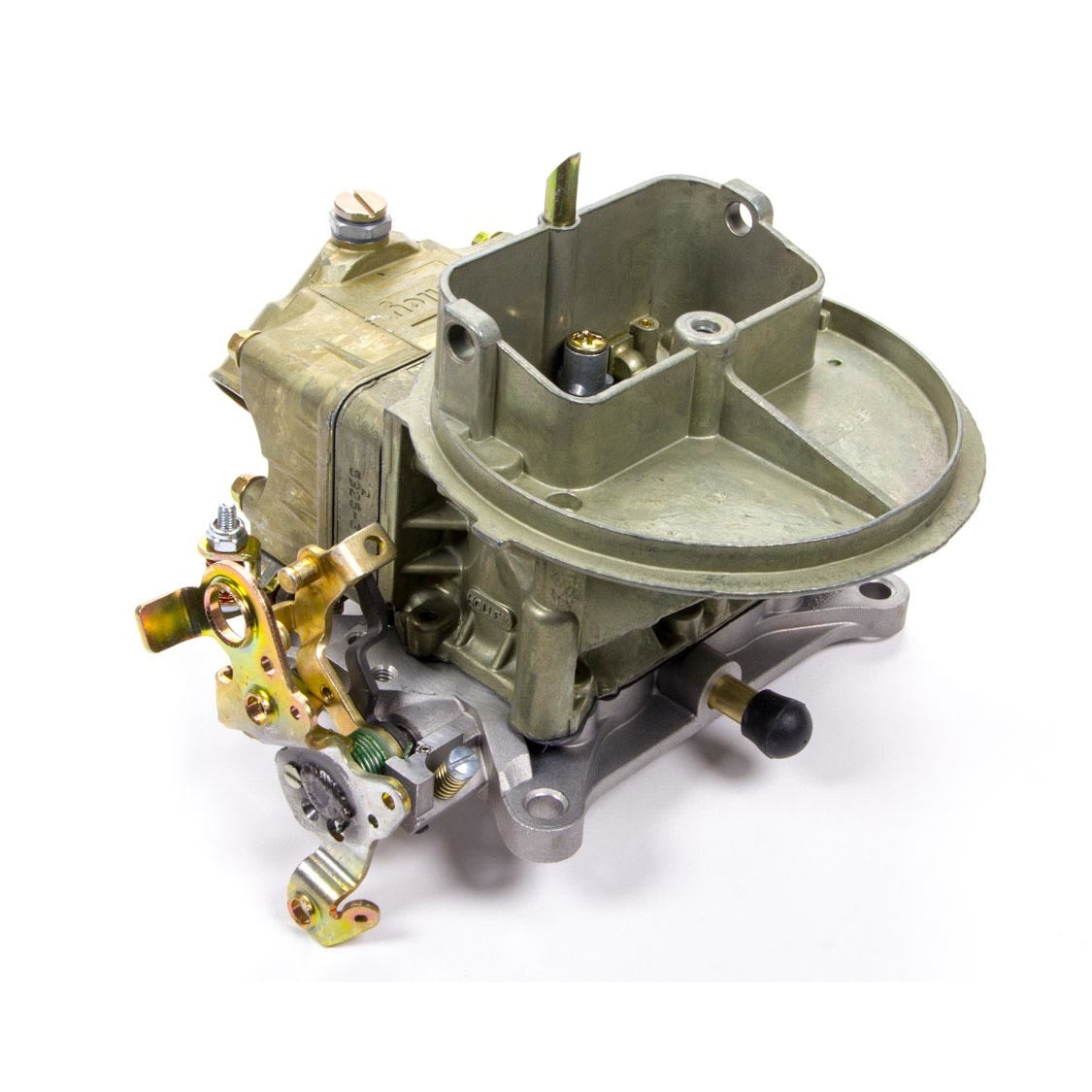 Willy's Carburetors Circle Track 500 CFM 2-Barrel Carburetor - Holley Flange - No Choke - Single Inlet - Chromate