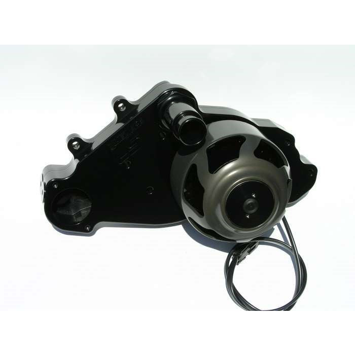 Meziere SB Chevy LS1 Billet Electric Water Pump - Black