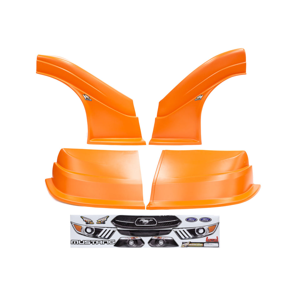 Fivestar MD3 Evolution Nose and Fender Combo Kit - Mustang - Orange (Flat RS Fender)