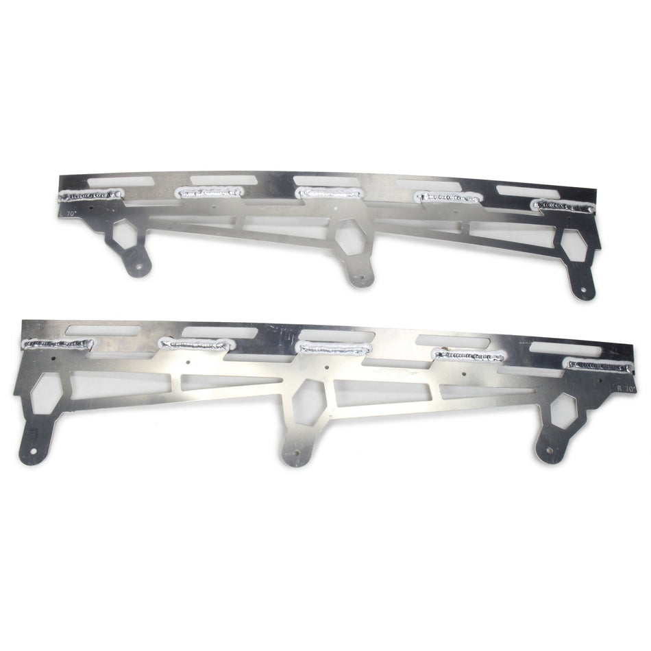 Five Star 2019 Late Model Spoiler Replacement Brackets - 70 Degree - 2-Piece