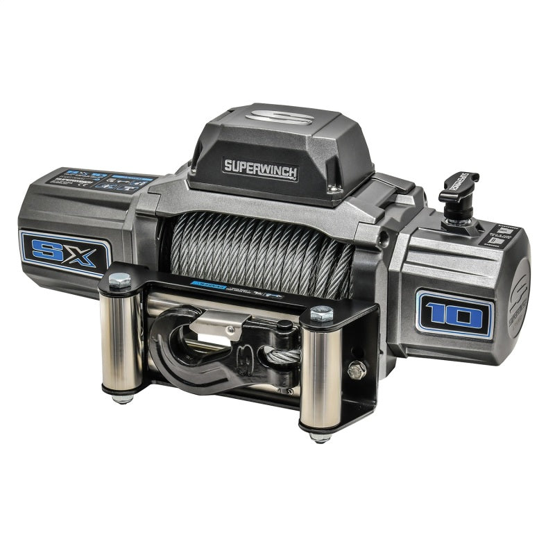 Superwinch SX 10 Winch - 10000 lb Capacity - Roller Fairlead - 12 Ft. . Remote - 3/8" x 85 Ft. . Steel Rope - 12V