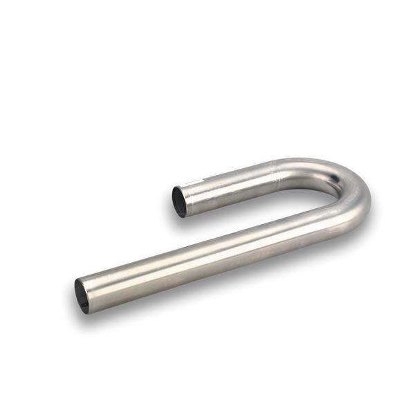Hooker J-Bend Mandrel Exhaust Bend - 2-1/4 in Diameter - 4 in Radius - 6 x 15 in Legs - 18 Gauge