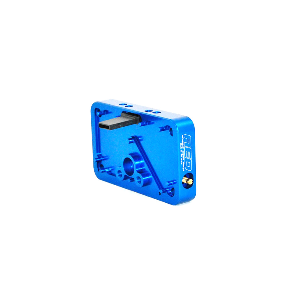AED Metering Block - Conversion to Main Jets - Blue - Holley 4500 Series
