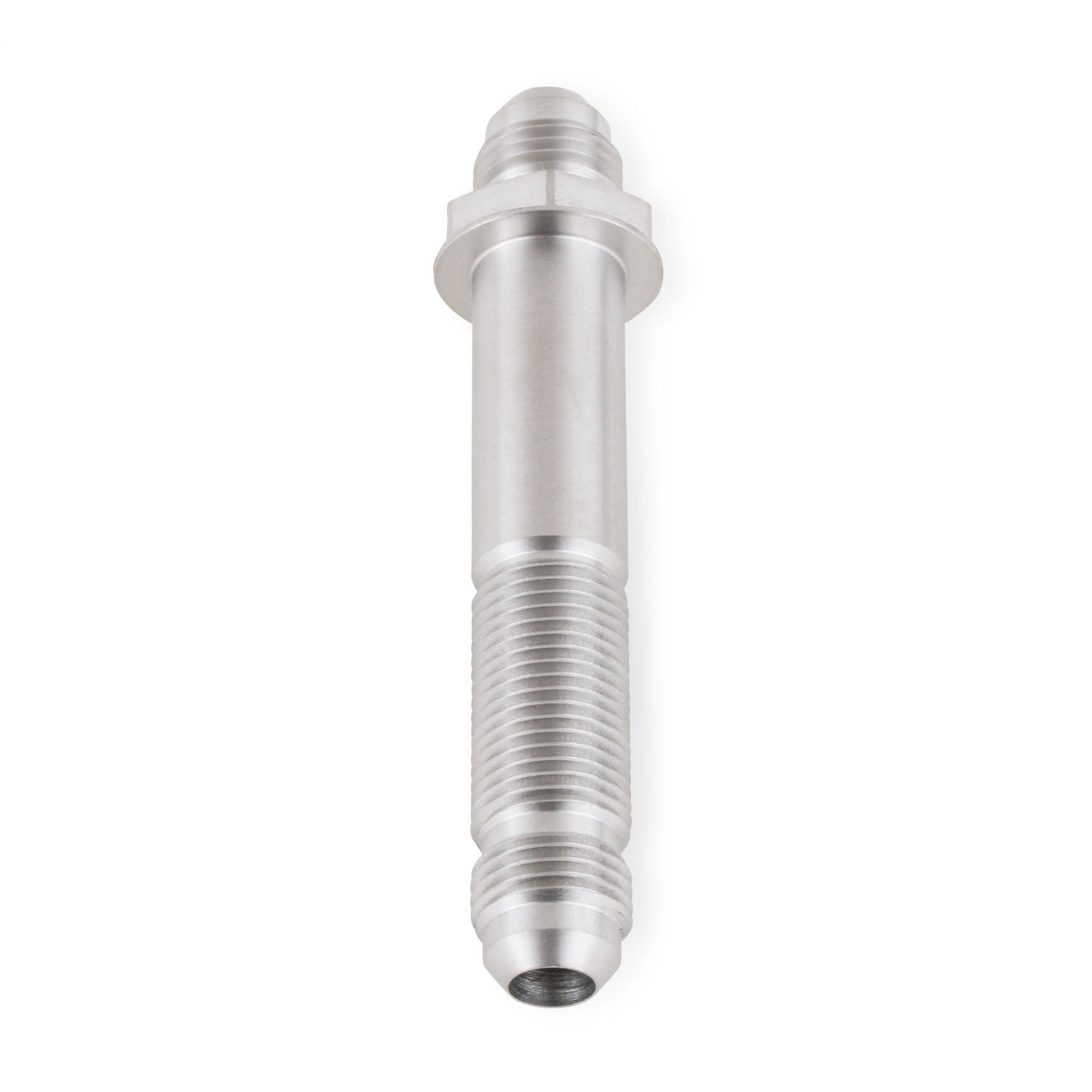 Earl's Bulkhead - Straight - 6 AN Male to 6 AN Male Bulkhead - Stainless - Natural