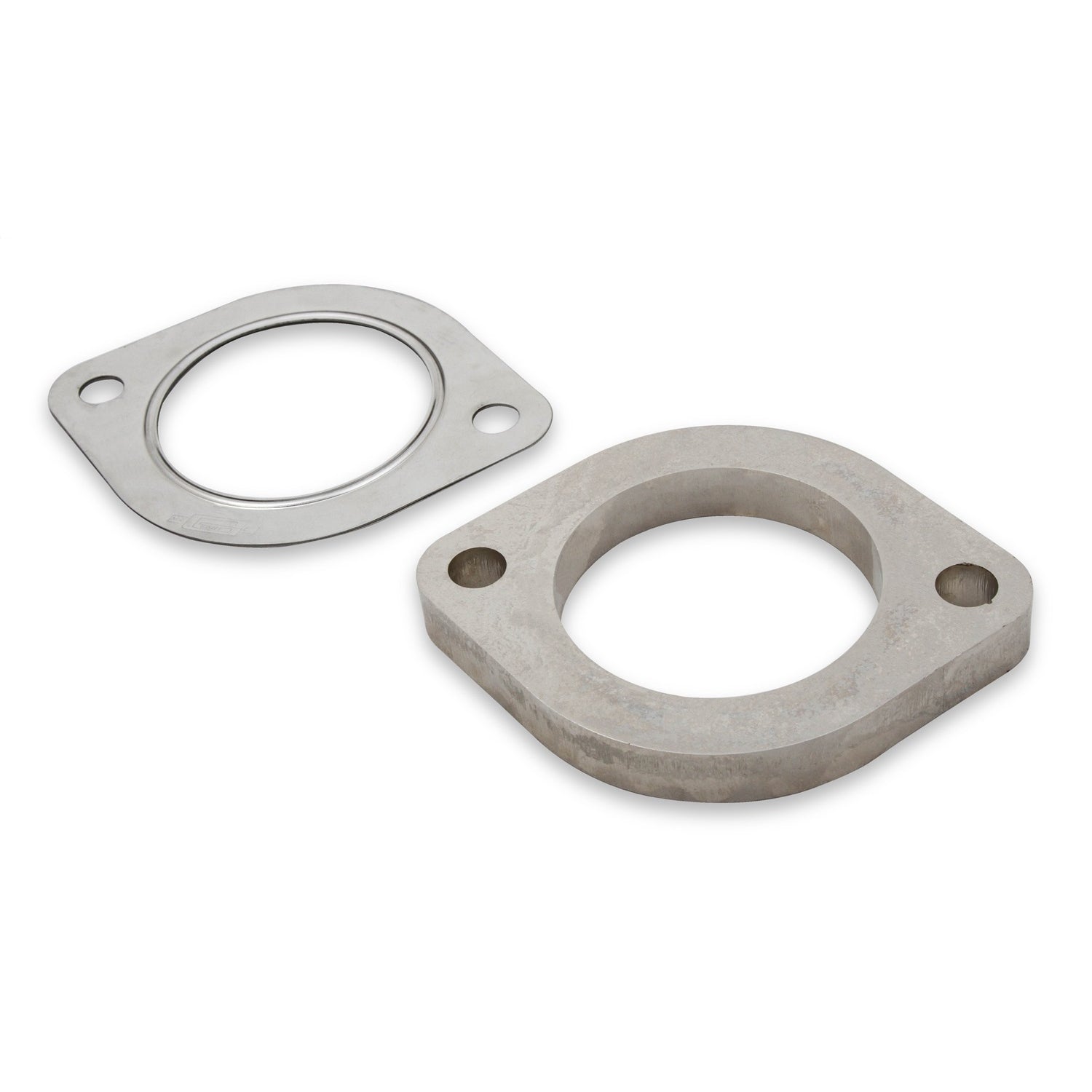 Hooker LS Cast Exhaust Manifold - 2-1/2 in Outlet - Ductile - Silver Ceramic - GM LS-Series - Pair
