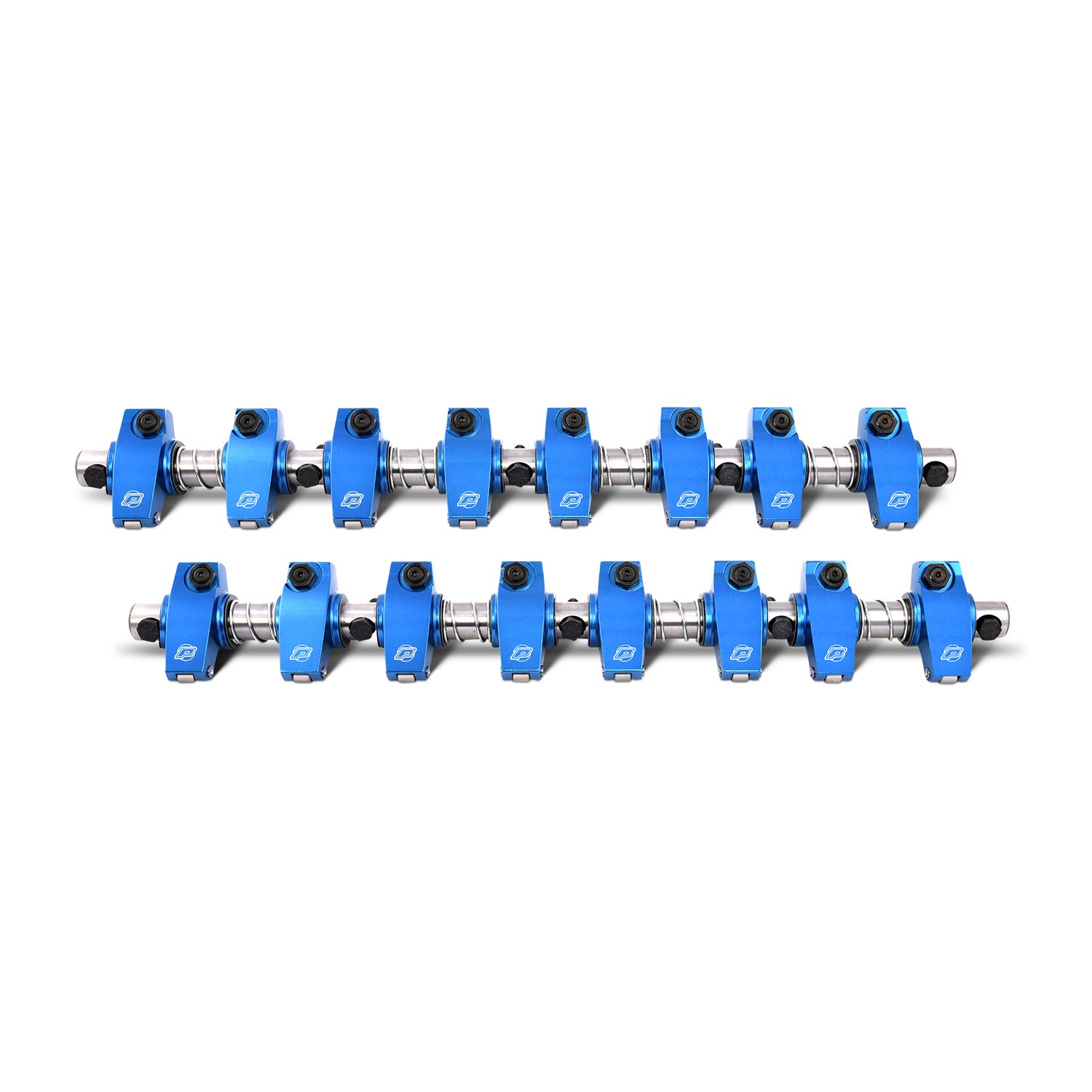 Proform Shaft Mount Rocker Arm - 1.50 Ratio - Roller Tip - Blue Anodized - Mopar B / RB-Series