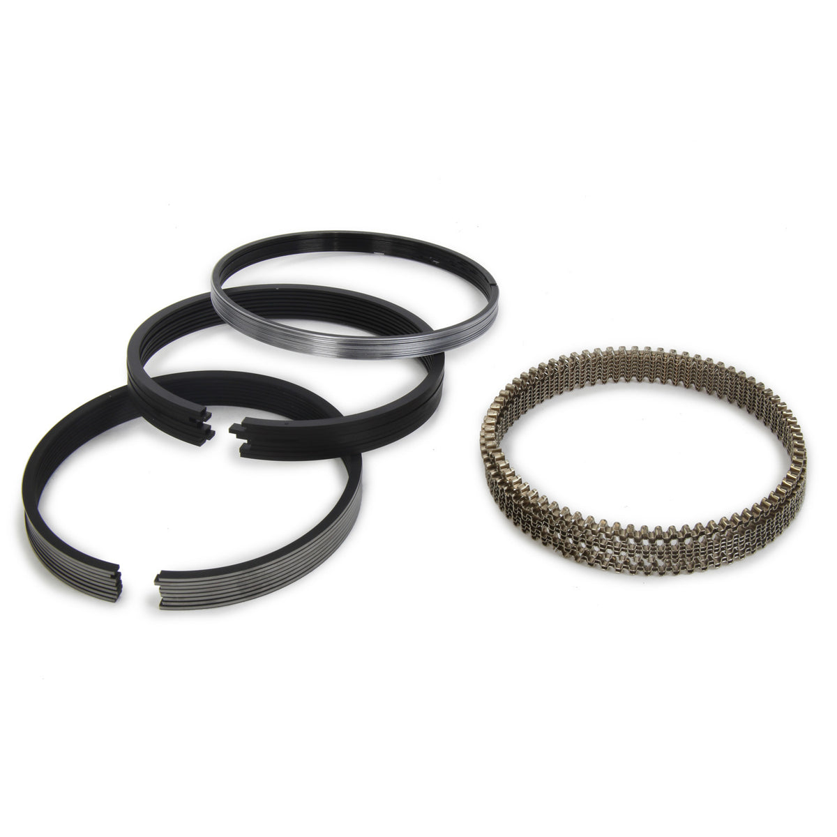 Hastings Piston rings - 1.5 x 1.5 x 3.0 mm Thick - Standard Tension - Moly - 8-Cylinder