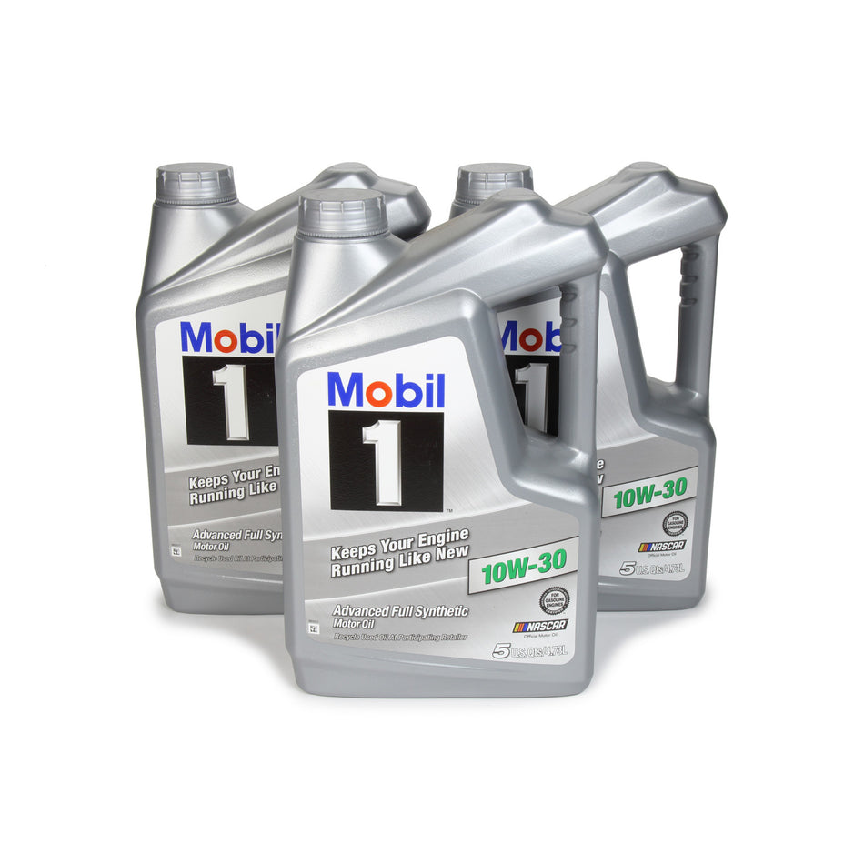 Mobil 1 Motor Oil - 10W30 - Synthetic - 5 Quart - (Case of 3)