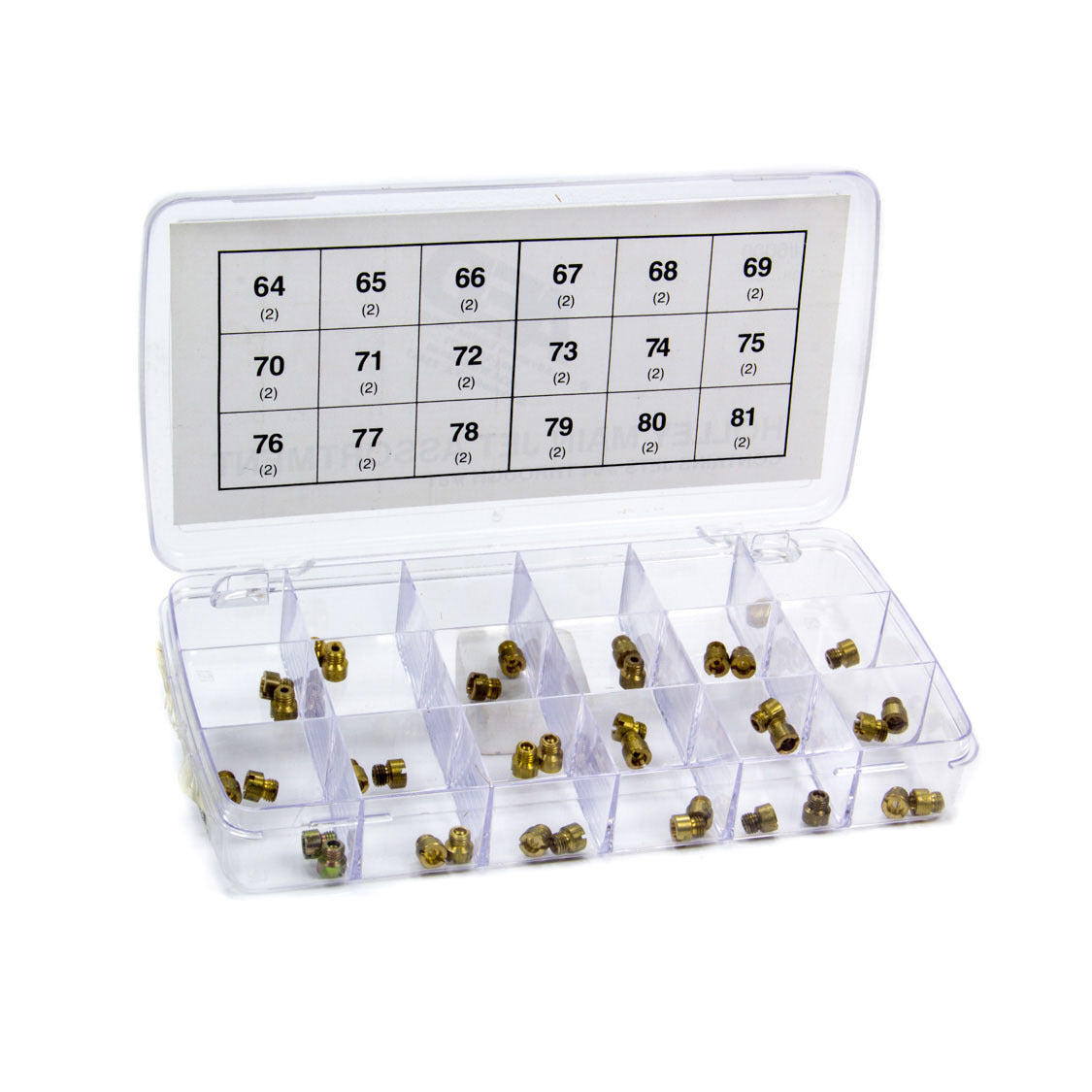 AED Holley Jet Assortment - (64-81) Jets - 2 Each
