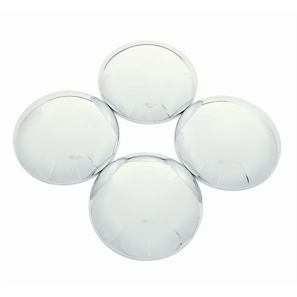 Mr. Gasket Baby Moon Hub Caps - Most Ford / GM w/ 14 in. Or 15 in. Stock Wheels