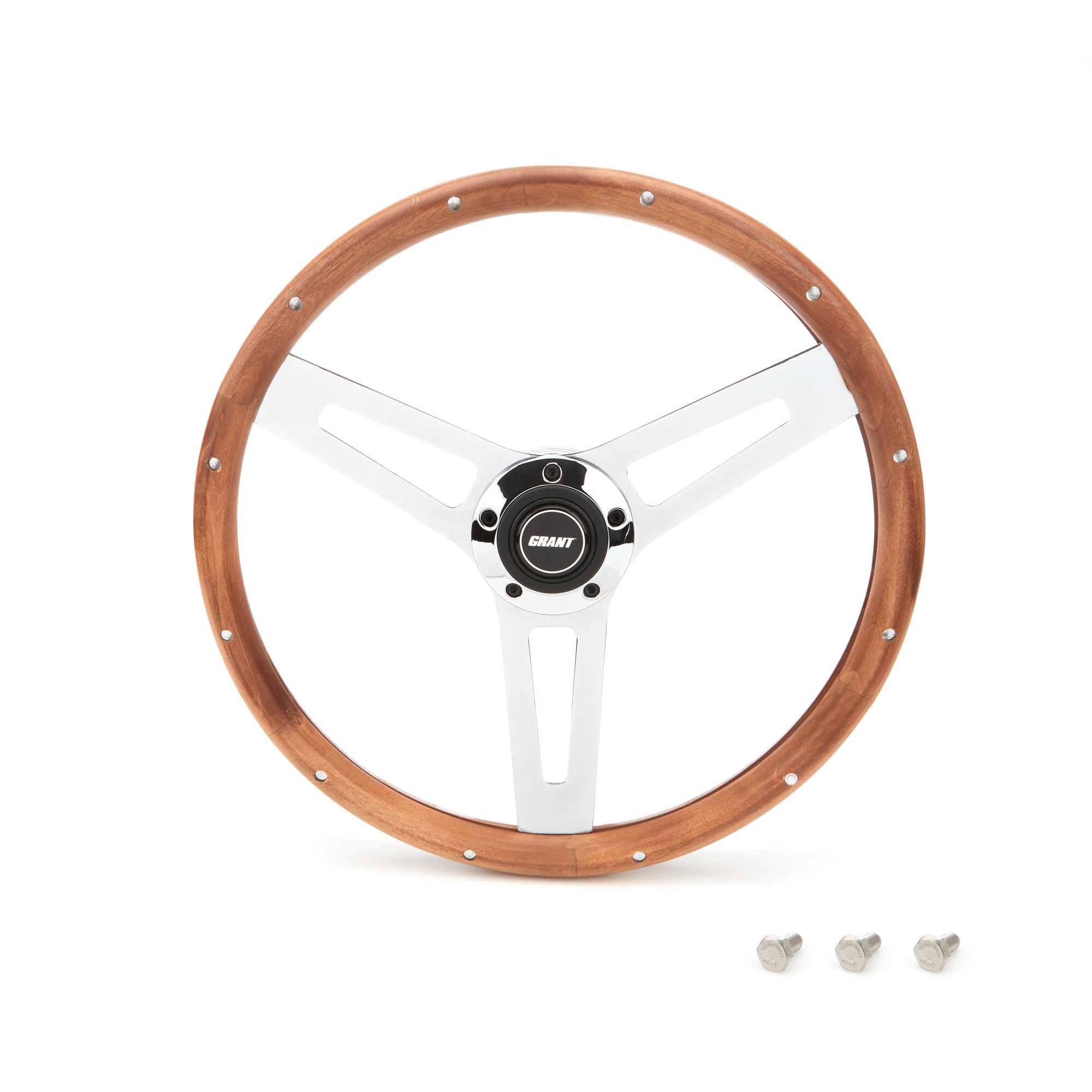 Grant Classic 5 Steering Wheel - 14 1/2" - Walnut