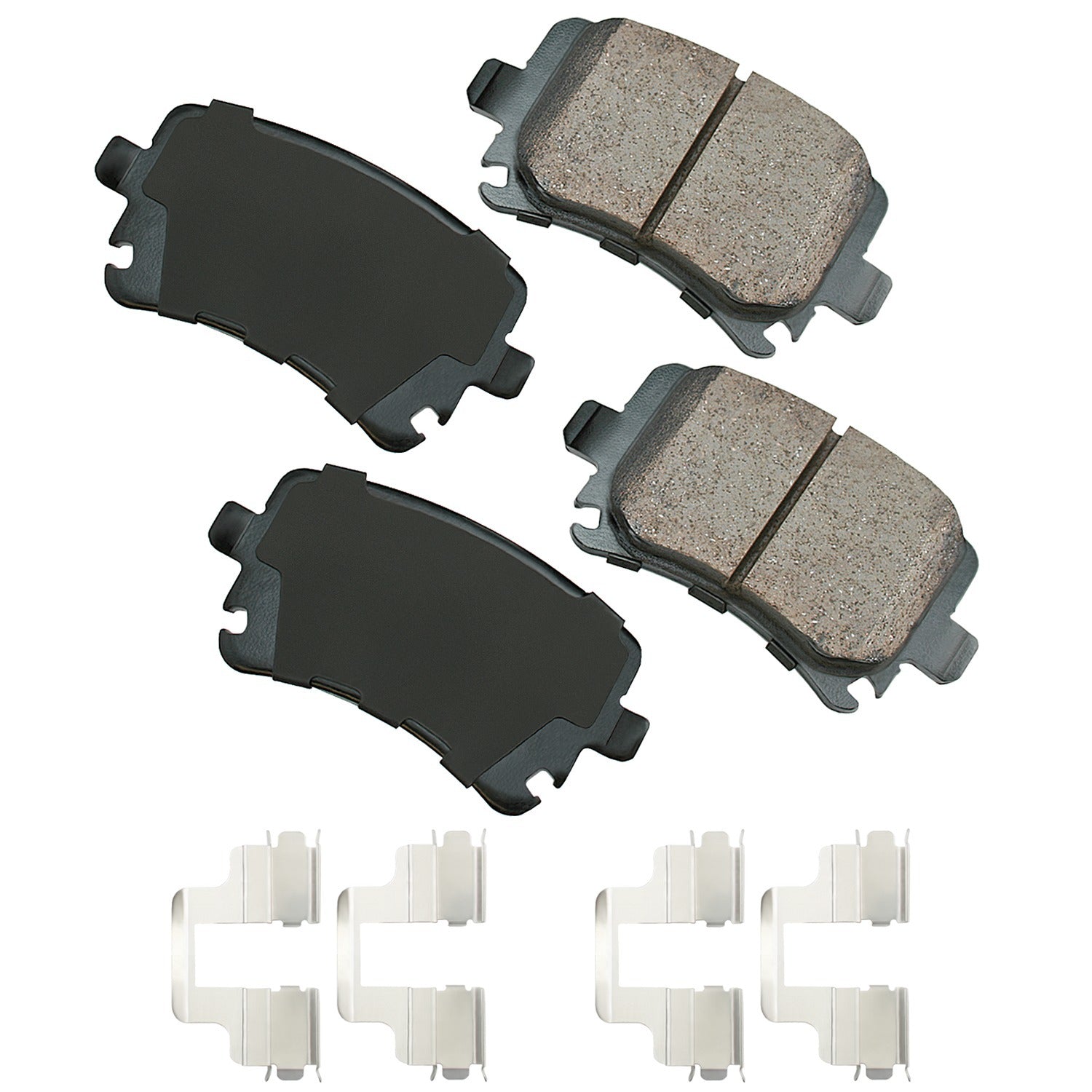 Akebono Brakes Euro Rear Brake Pads - Audi Quattro 2005-15 (Set of 4)